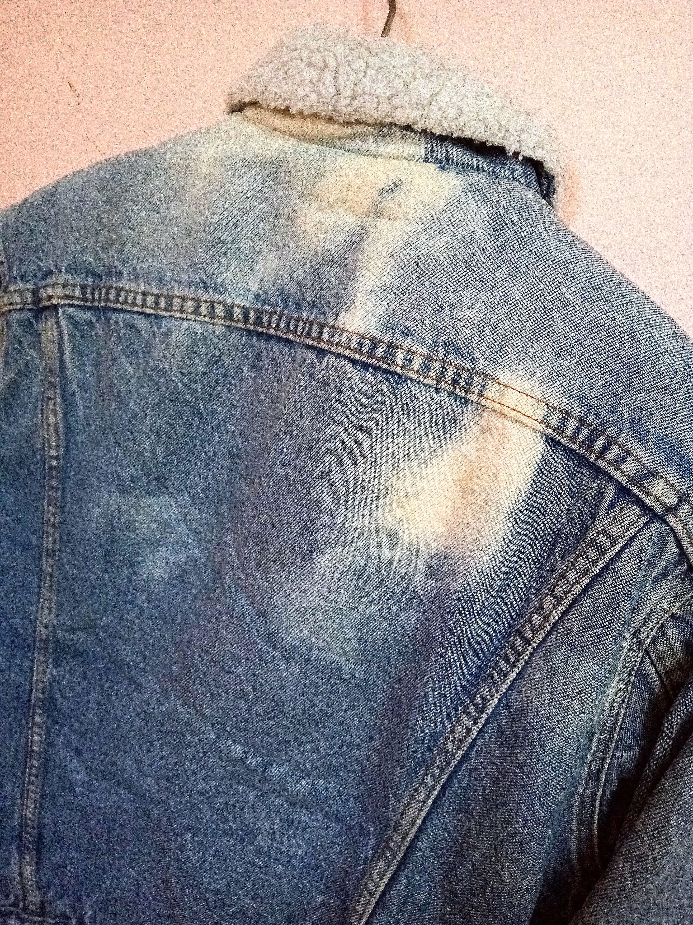 Levi's 90s Levi's San Francisco Sherpa Denim jacket Distressed Size US M / EU 48-50 / 2 - 12 Thumbnail