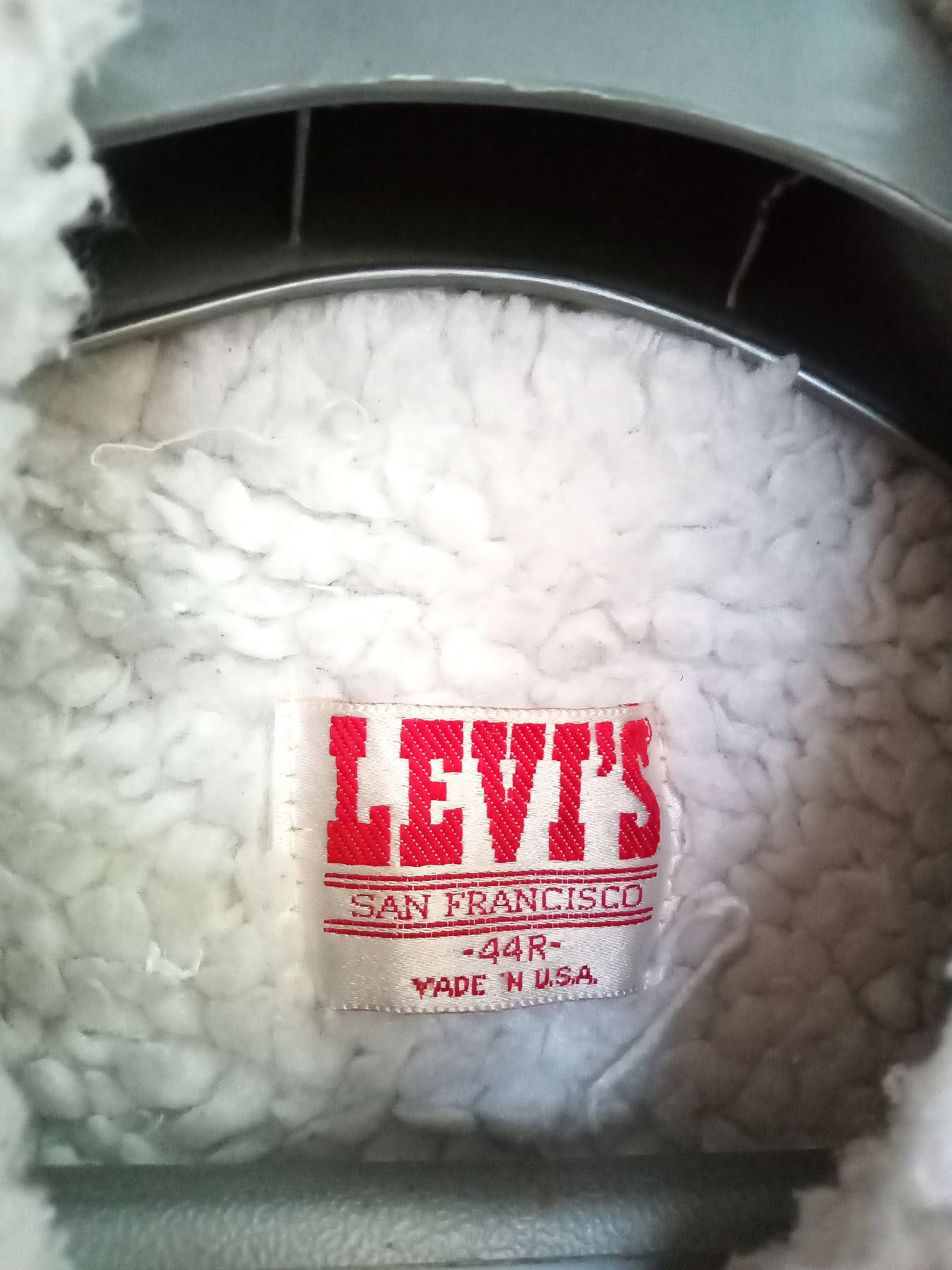 Levi's 90s Levi's San Francisco Sherpa Denim jacket Distressed Size US M / EU 48-50 / 2 - 4 Thumbnail