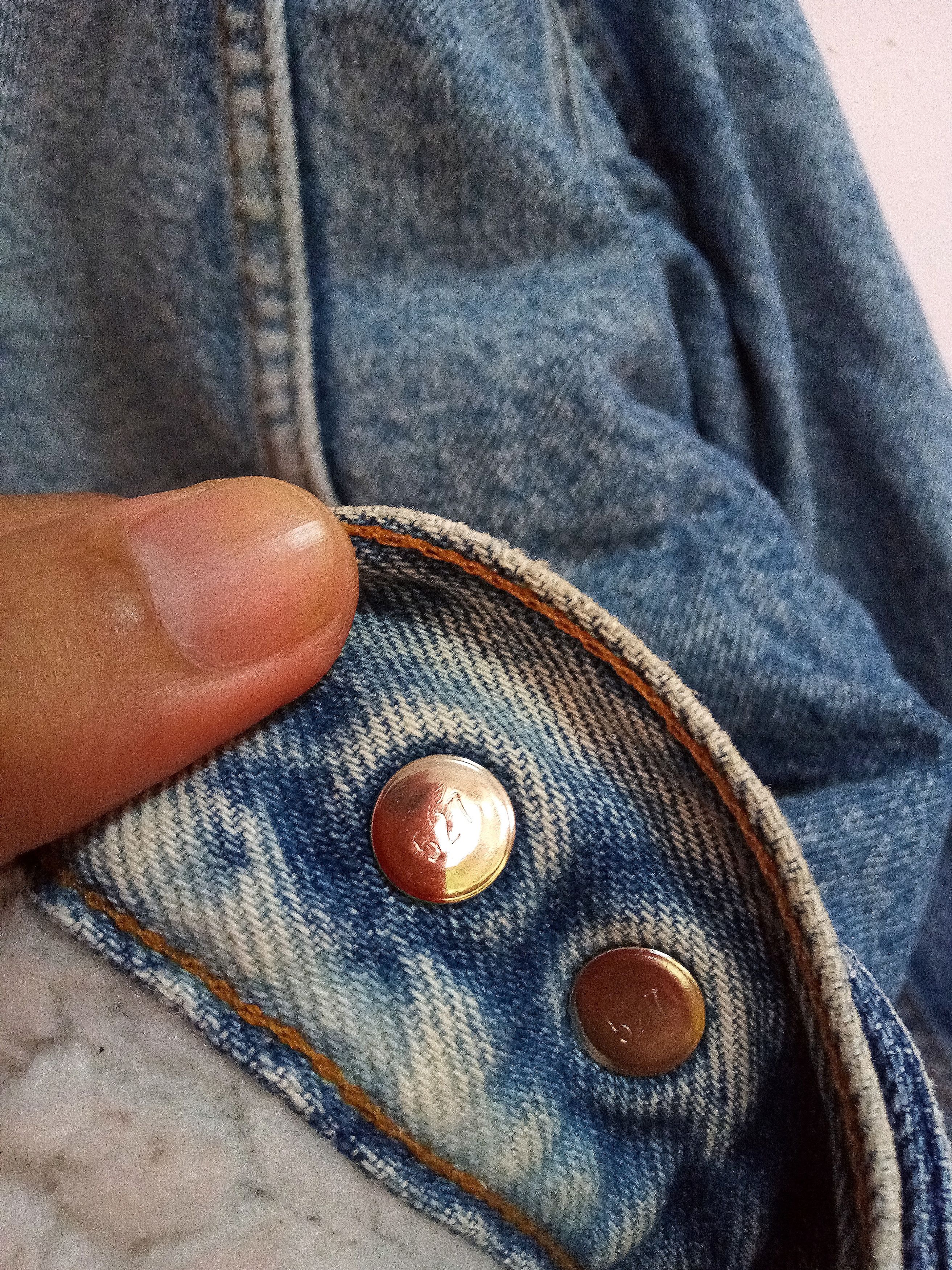 Levi's 90s Levi's San Francisco Sherpa Denim jacket Distressed Size US M / EU 48-50 / 2 - 6 Thumbnail