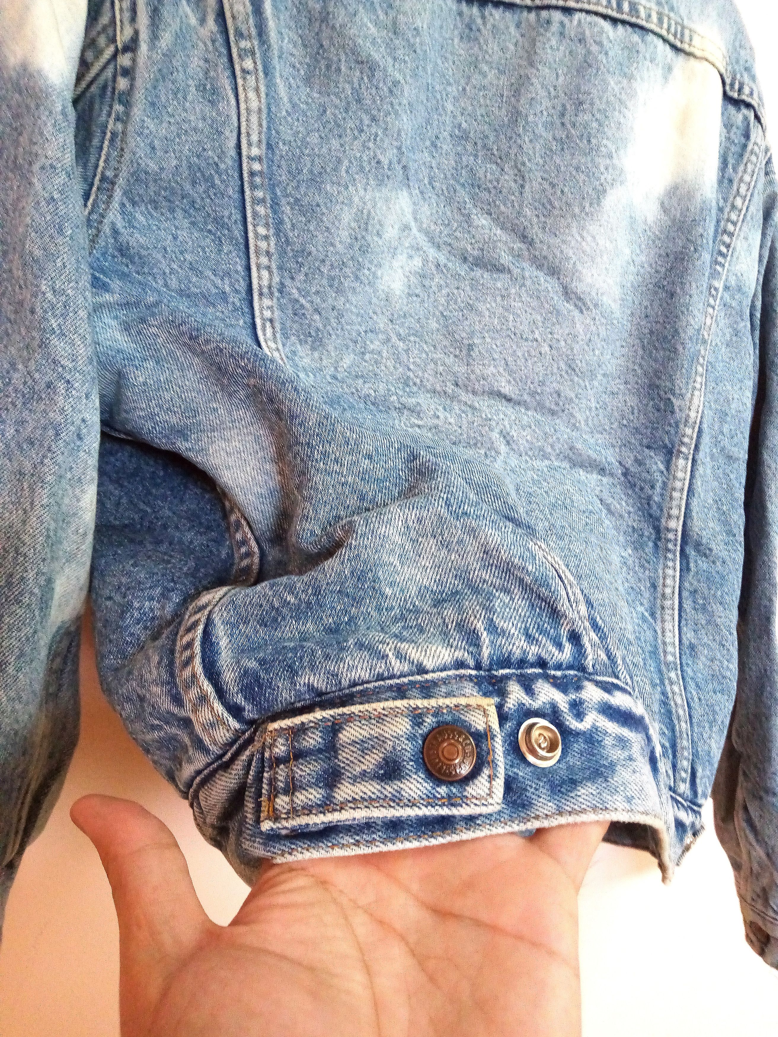 Levi's 90s Levi's San Francisco Sherpa Denim jacket Distressed Size US M / EU 48-50 / 2 - 13 Thumbnail