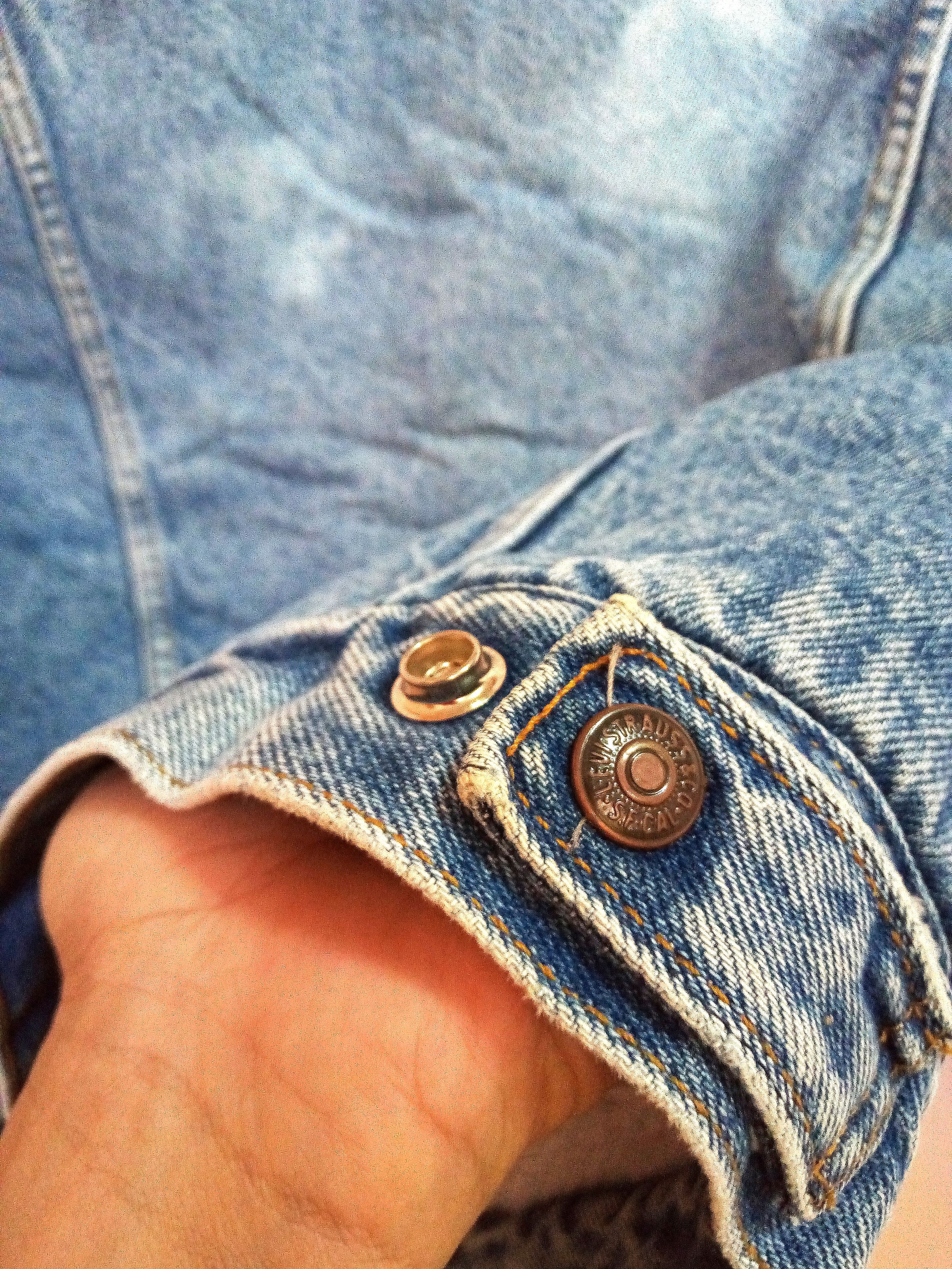 Levi's 90s Levi's San Francisco Sherpa Denim jacket Distressed Size US M / EU 48-50 / 2 - 14 Thumbnail