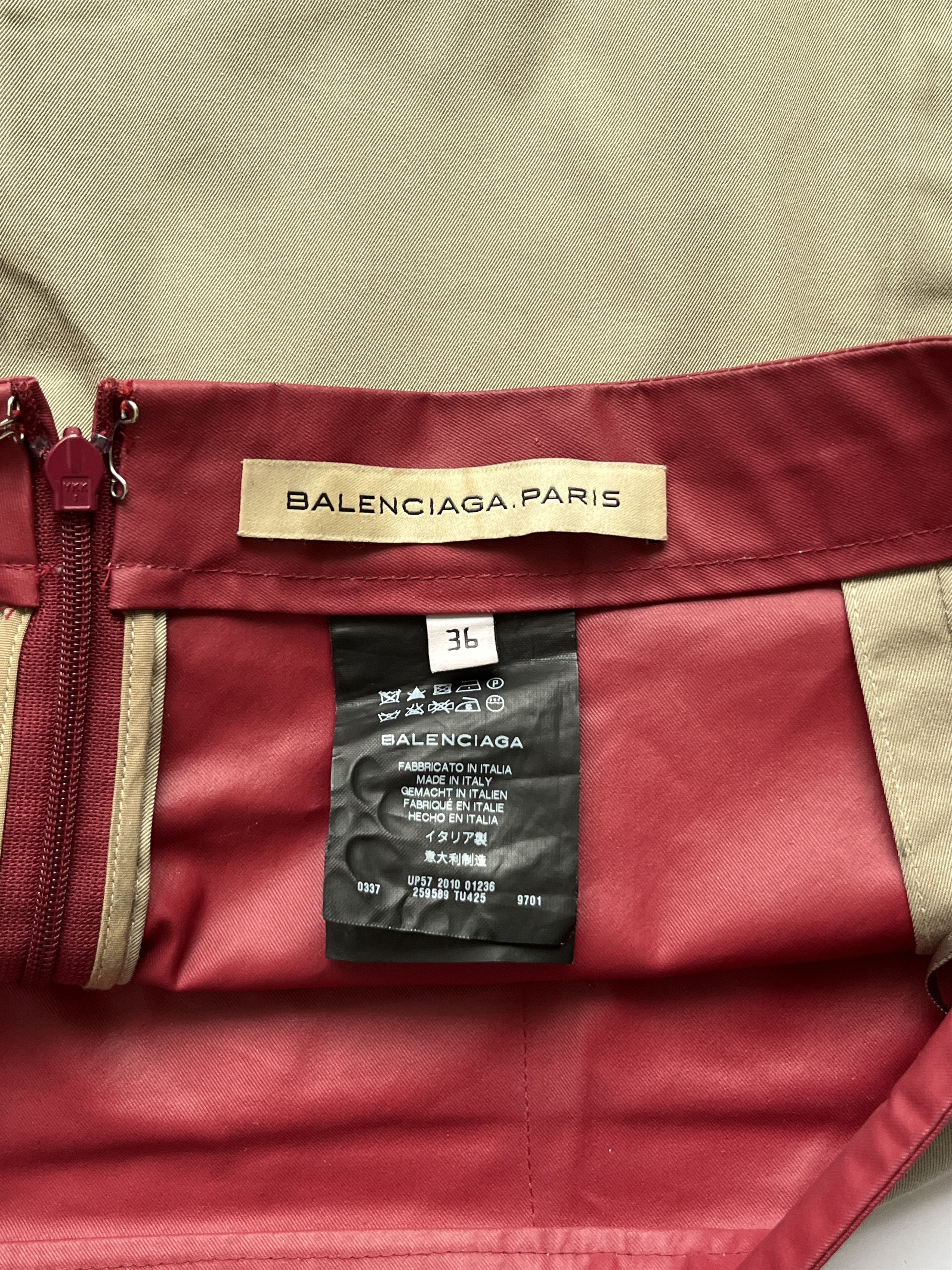 Balenciaga ⚡️QUICK SALE⚡️2010 Balenciaga Ghesquière Mini Skirt Size 27" / US 4 / IT 40 - 3 Thumbnail