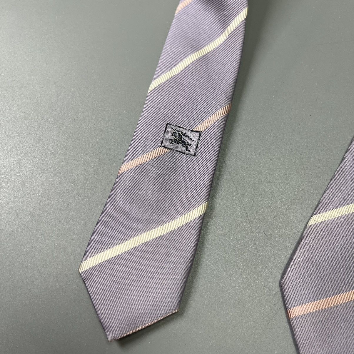 Burberry Burberry Vintage Tie silk italy Size ONE SIZE - 4 Thumbnail