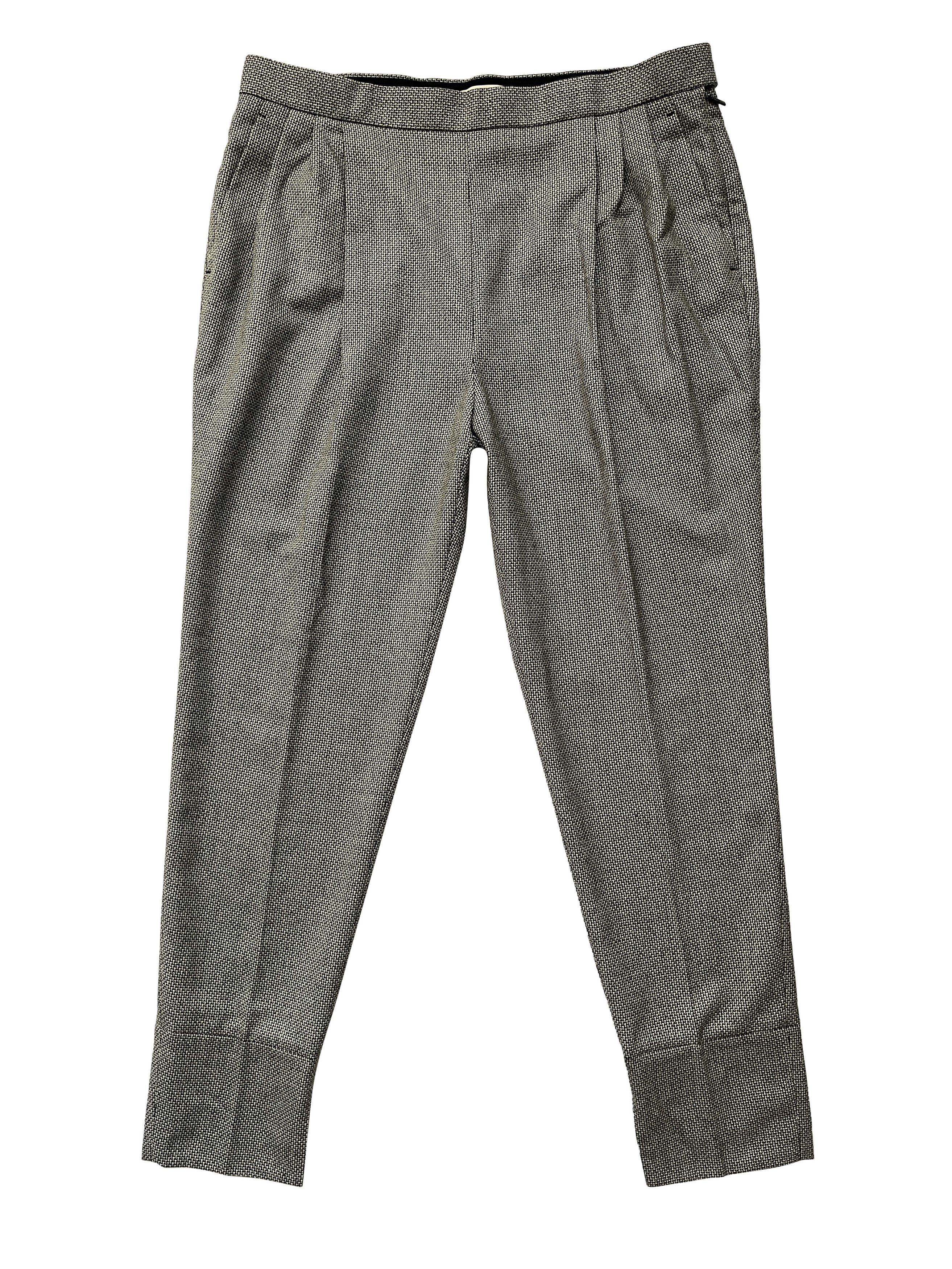 Fendi ⚡️QUICK SALE⚡️Fendi Black/White Patterned Pants Trousers Size 34" / US 12 / IT 48 - 1 Thumbnail