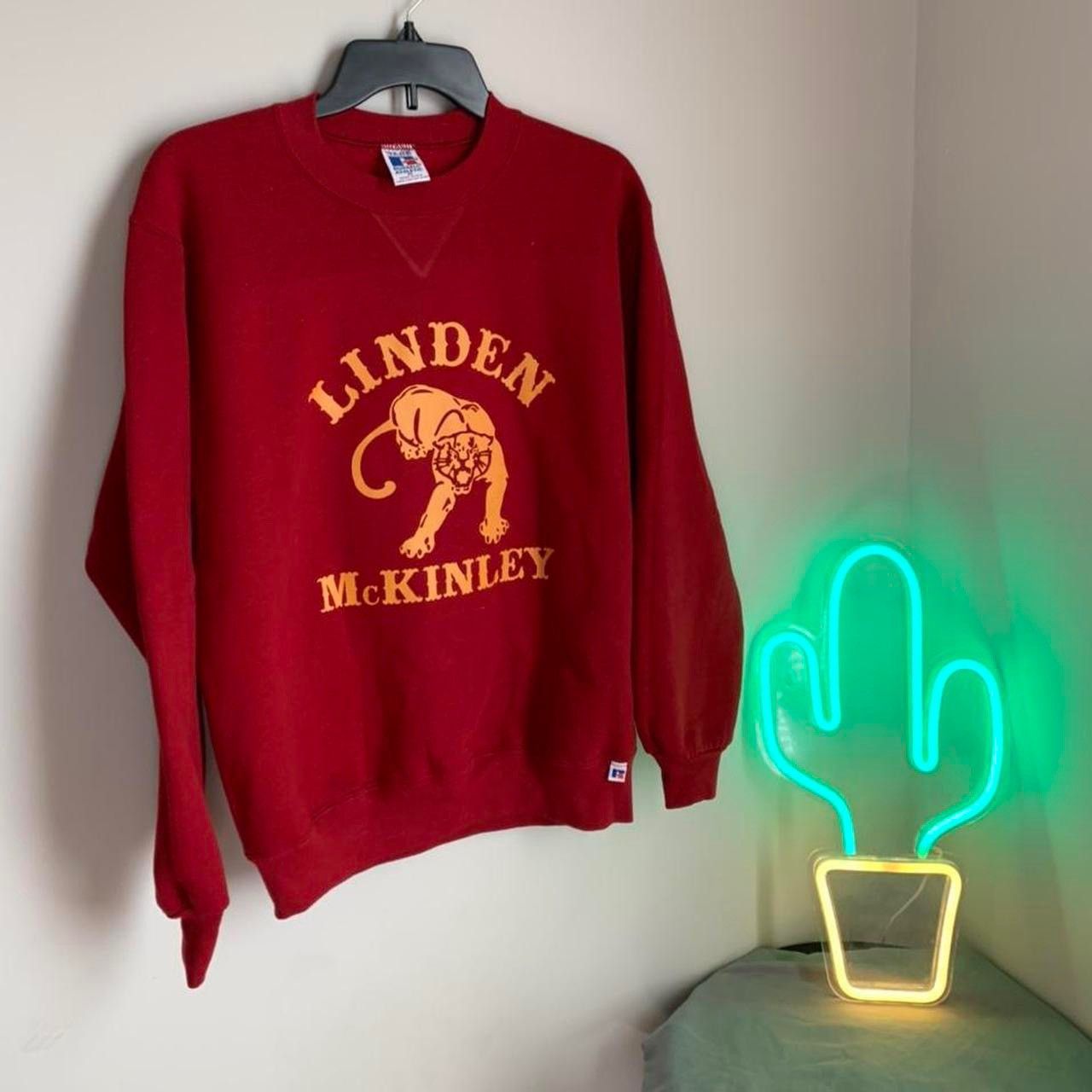 Russell Athletic × Vintage Vintage 90s Russell Athletic Sweatshirt Size US M / EU 48-50 / 2 - 1 Thumbnail