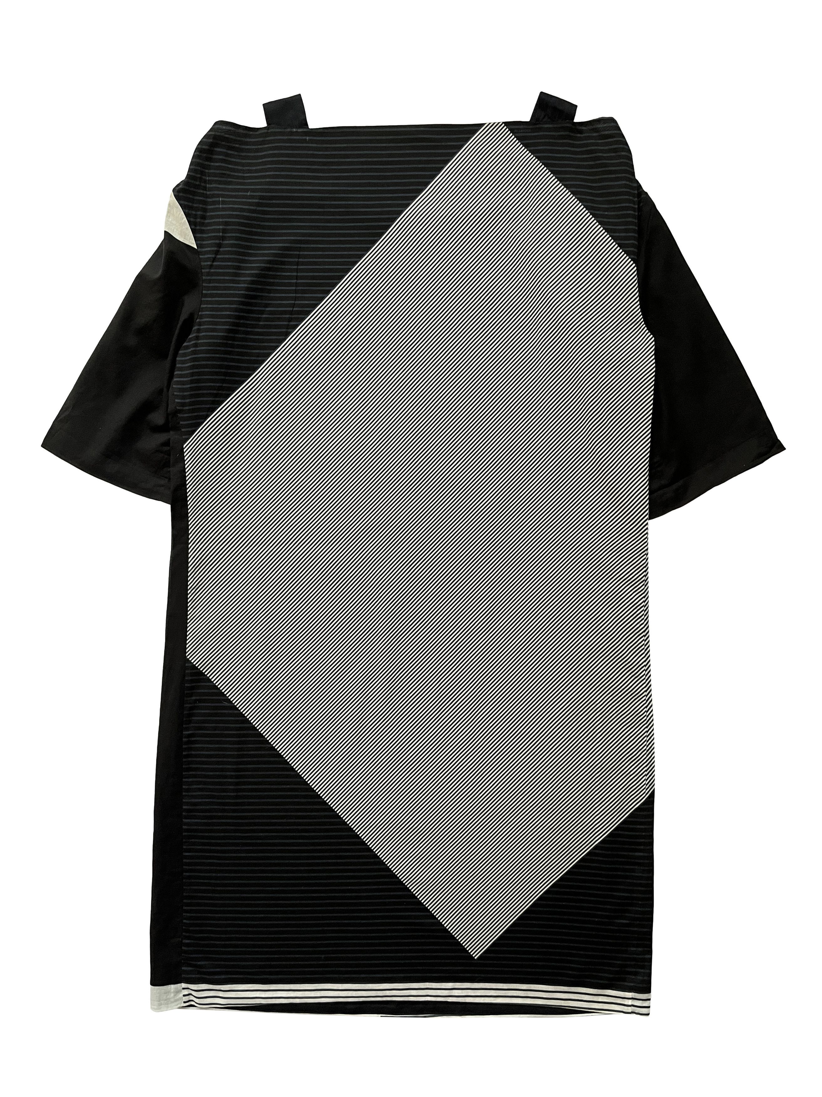Jil Sander ⚡️QUICK SALE⚡️Jil Sander Navy Geometric Pattern Dress Size M / US 6-8 / IT 42-44 - 2 Thumbnail