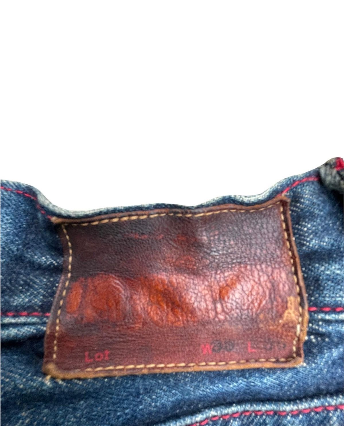 If Six Was Nine × Japanese Brand × Vintage Unknown Brand Vintage Selvedge Redline Denim Size US 34 / EU 50 - 5 Thumbnail