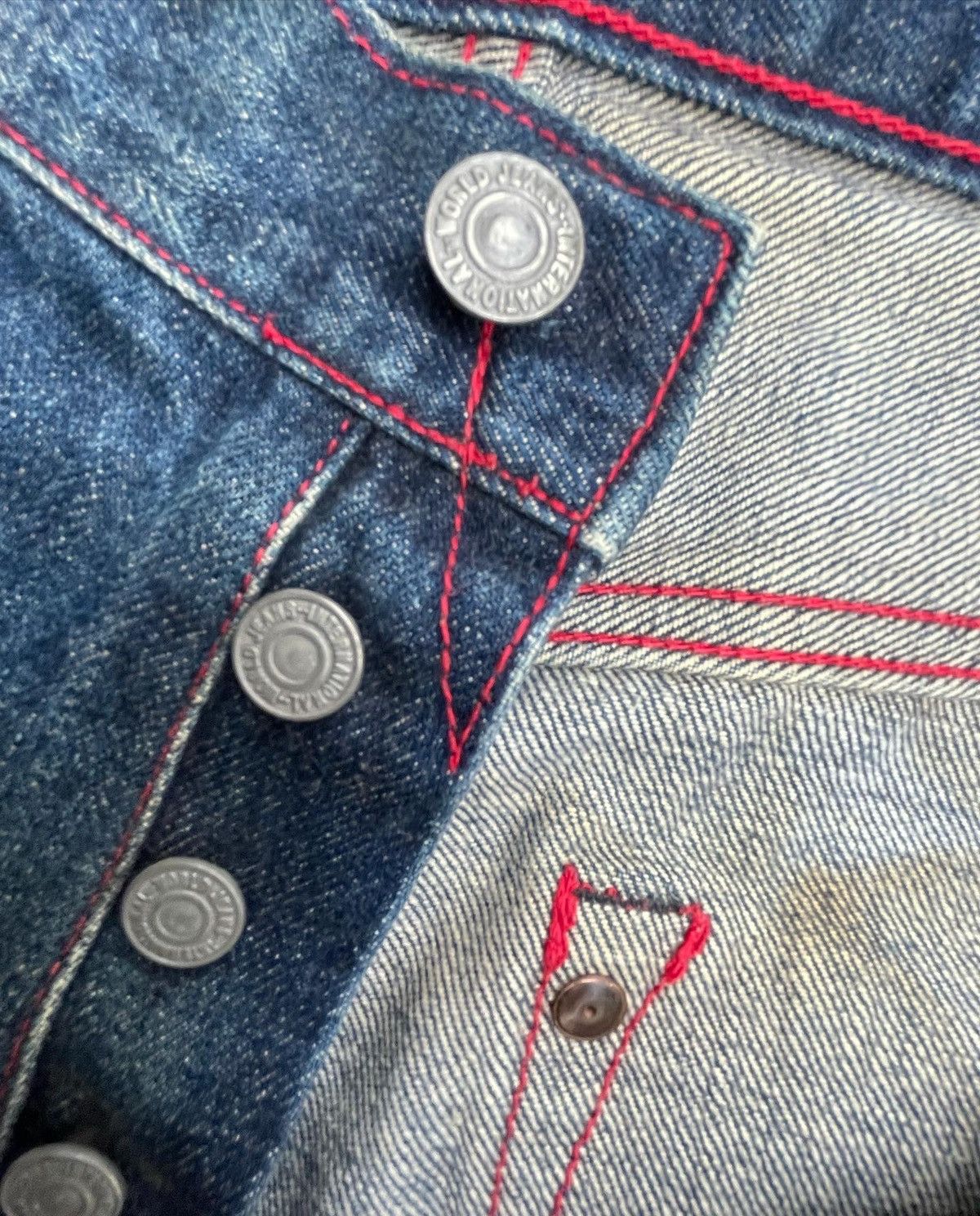 If Six Was Nine × Japanese Brand × Vintage Unknown Brand Vintage Selvedge Redline Denim Size US 34 / EU 50 - 8 Thumbnail
