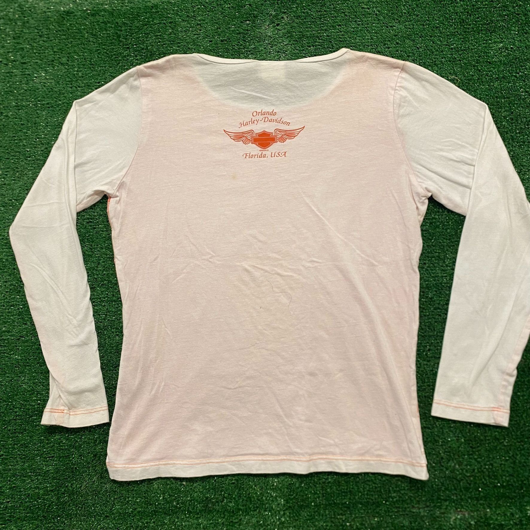 Harley Davidson Harley Davidson Rose Eagle Shield Vintage Biker T-Shirt Size US S / EU 44-46 / 1 - 4 Thumbnail