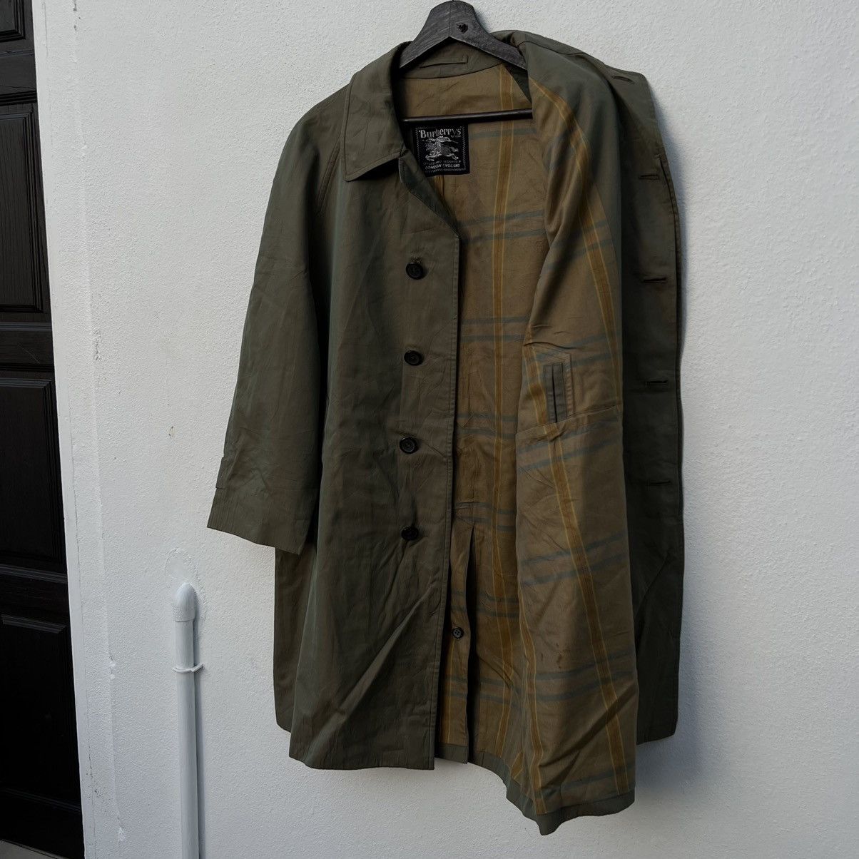 Burberry VINTAGE BURBERRY LONG JACKET NOVA CHECK DESIGN Size US S / EU 44-46 / 1 - 10 Thumbnail