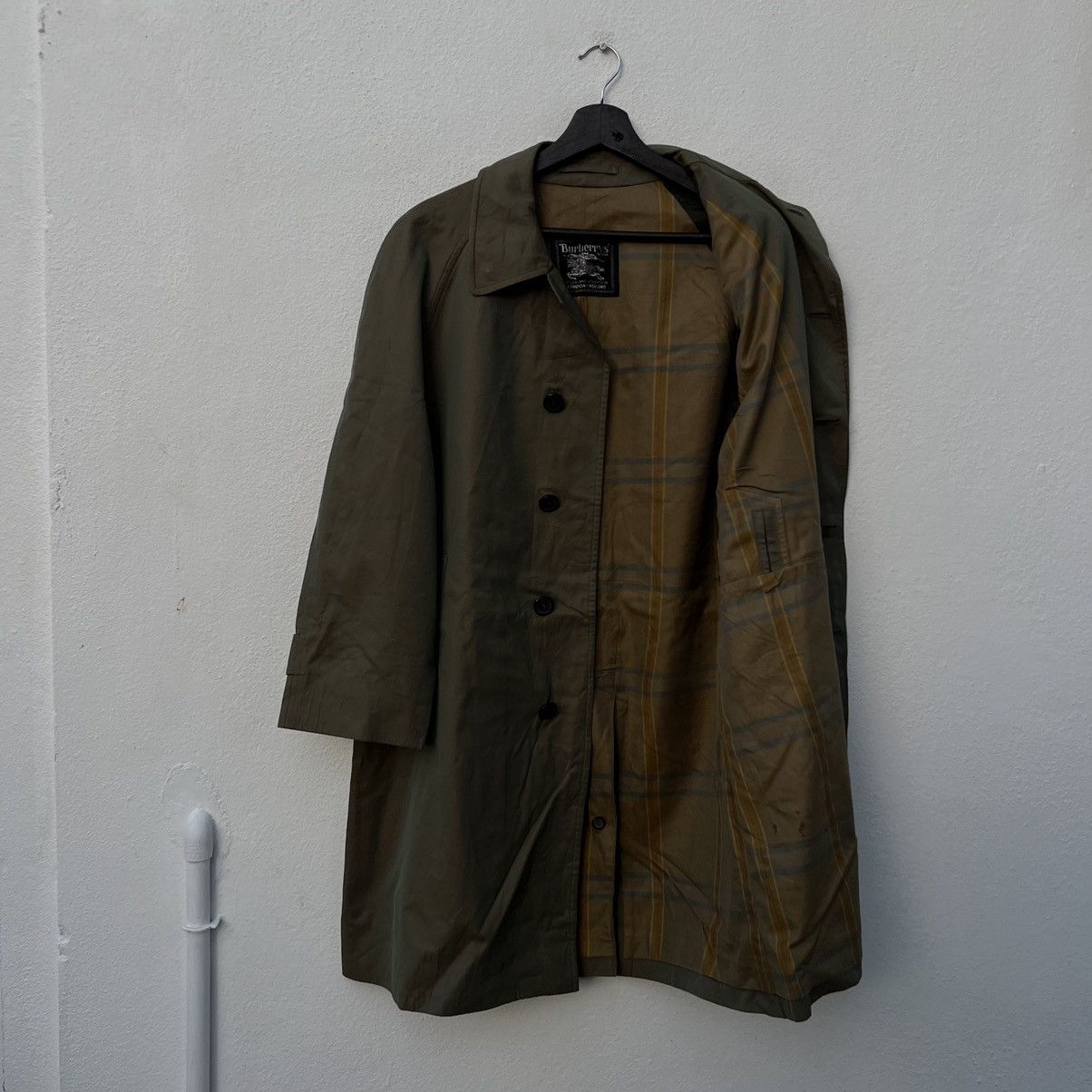 Burberry VINTAGE BURBERRY LONG JACKET NOVA CHECK DESIGN Size US S / EU 44-46 / 1 - 9 Thumbnail