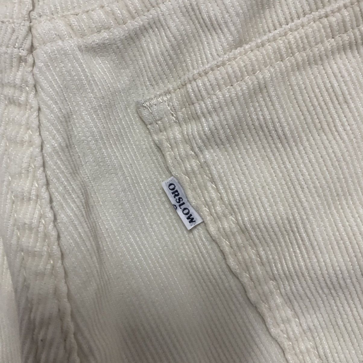 Orslow Orslow White Corduroy Jeans Size US 32 / EU 48 - 14 Thumbnail