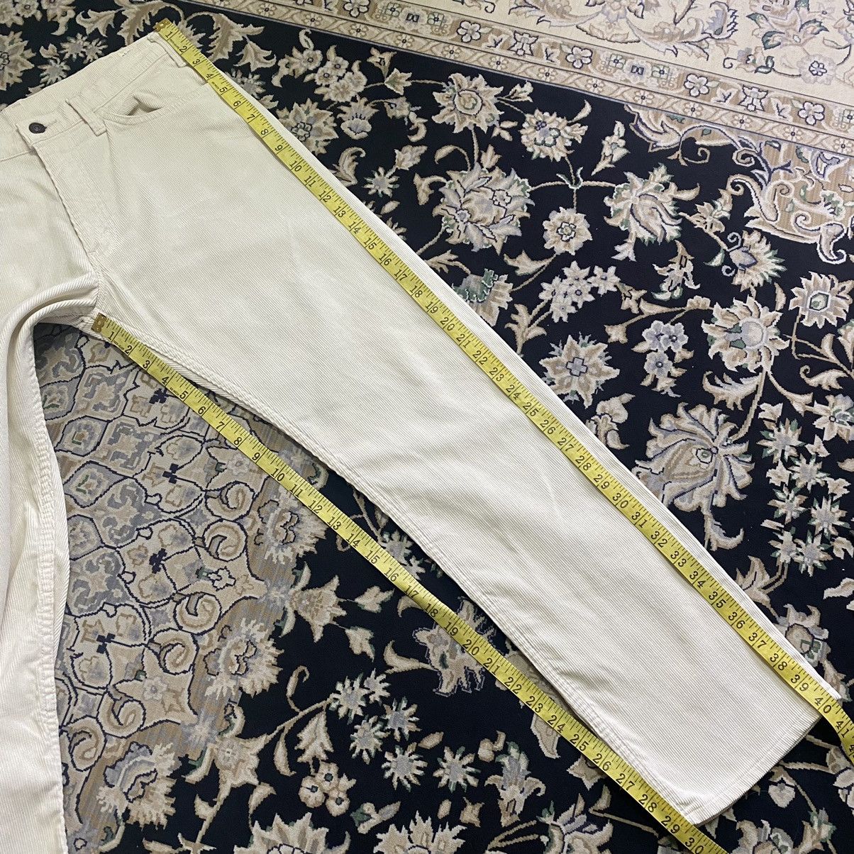 Orslow Orslow White Corduroy Jeans Size US 32 / EU 48 - 18 Thumbnail