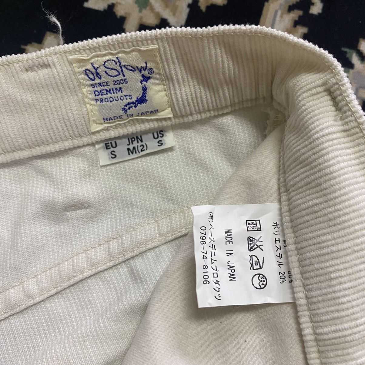 Orslow Orslow White Corduroy Jeans Size US 32 / EU 48 - 16 Thumbnail