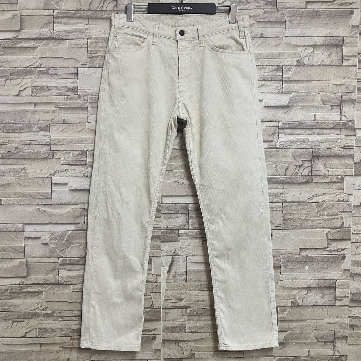 Orslow Orslow White Corduroy Jeans Size US 32 / EU 48 - 3 Thumbnail