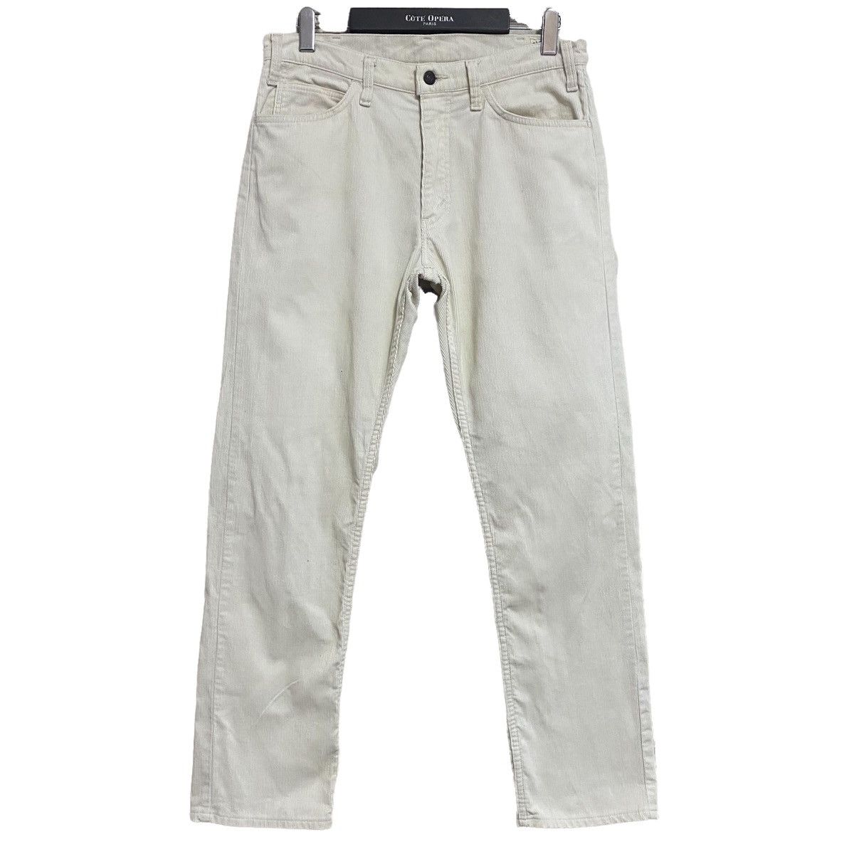 Orslow Orslow White Corduroy Jeans Size US 32 / EU 48 - 1 Thumbnail