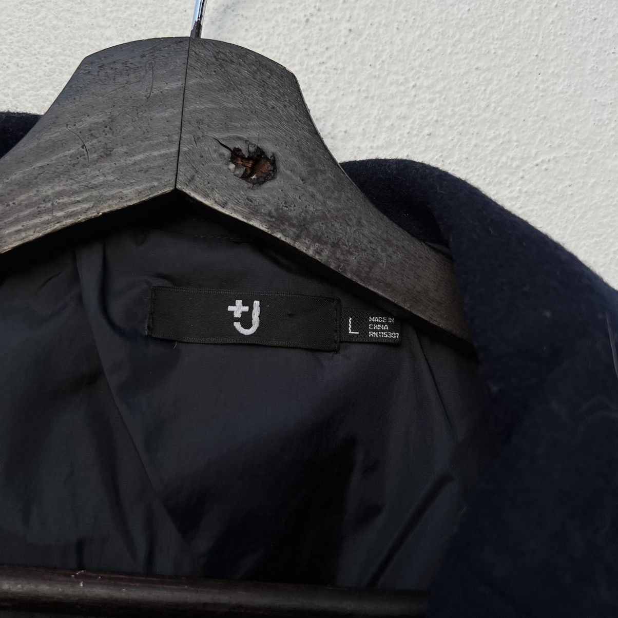 Japanese Brand BLACK WOOL JACKET DOUBLE BREAST UNIQLO J+ JILL SANDER Size L / US 10 / IT 46 - 10 Thumbnail
