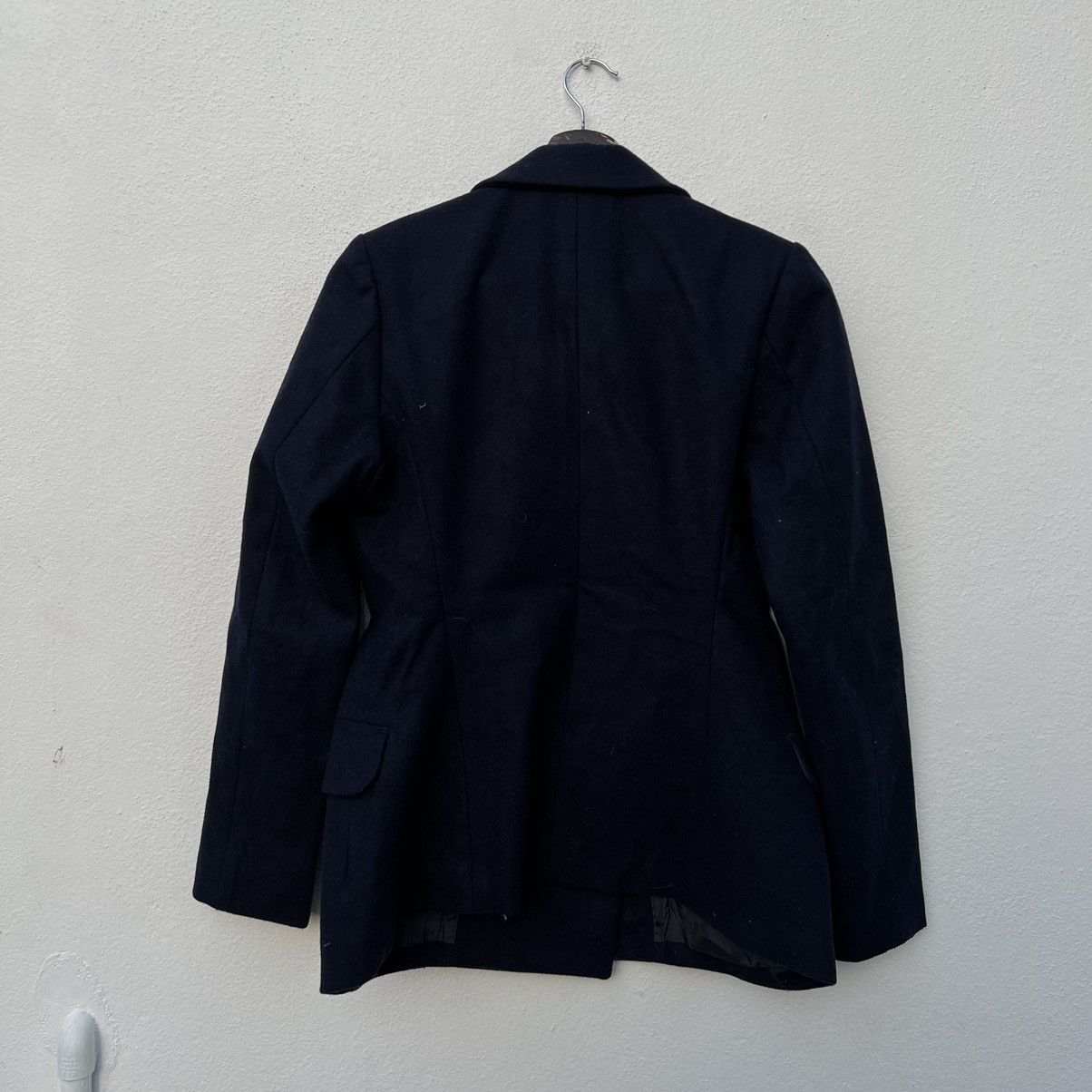 Japanese Brand BLACK WOOL JACKET DOUBLE BREAST UNIQLO J+ JILL SANDER Size L / US 10 / IT 46 - 7 Thumbnail