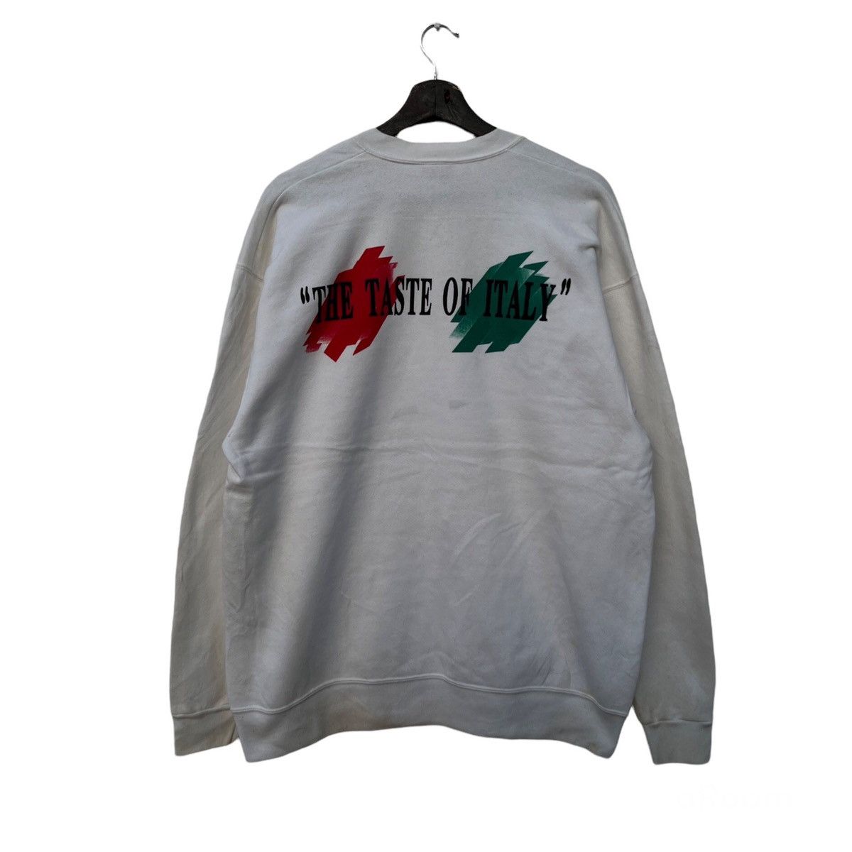 Japanese Brand VINTAGE ONEITA THE TASTE OF ITALY BIG LOGO SWEATSHIRT Size US XL / EU 56 / 4 - 1 Thumbnail