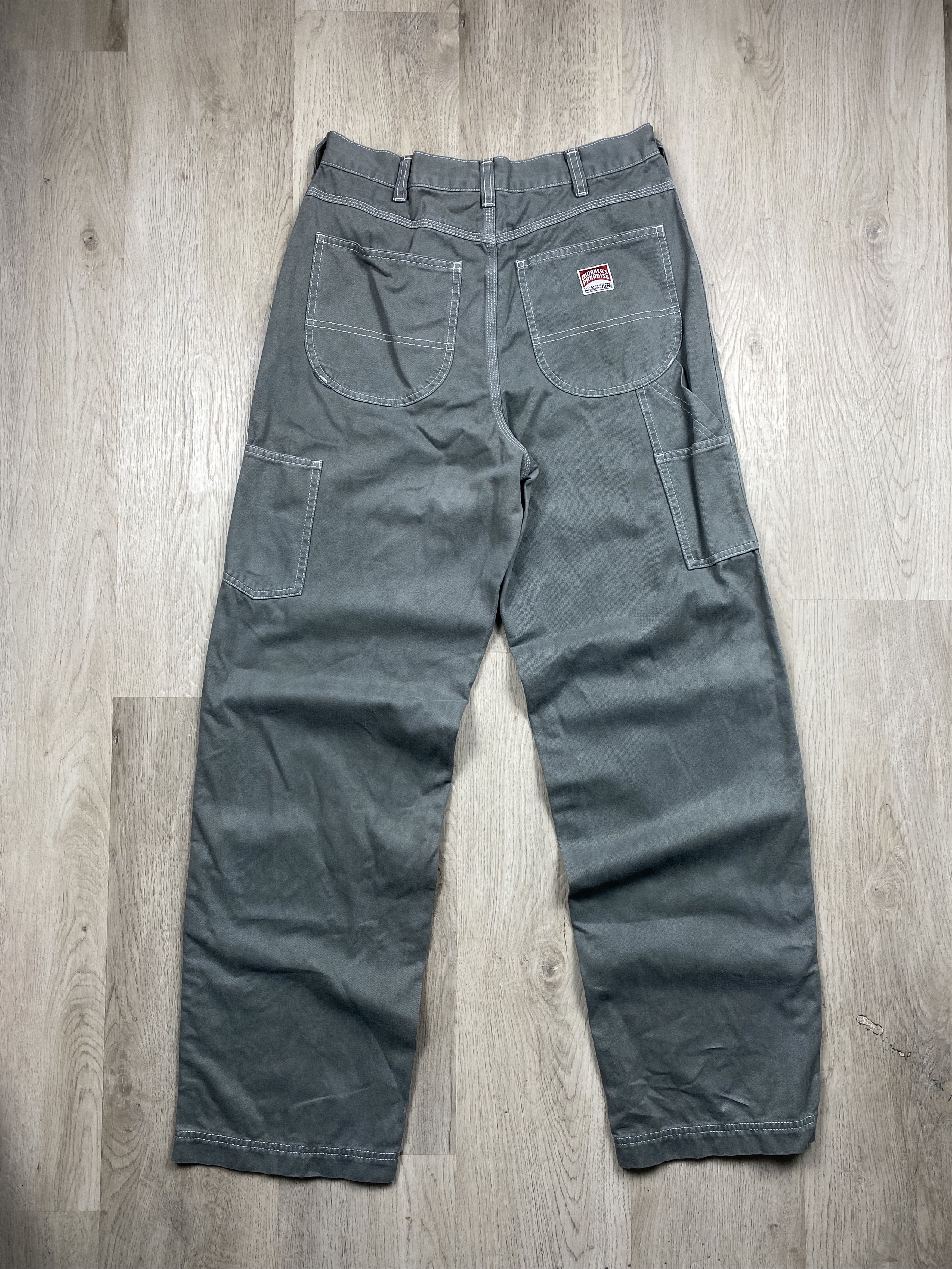 20471120 Workers Paradise Vintage Mens Cargo Carpenter Pants Size US 34 / EU 50 - 1 Thumbnail