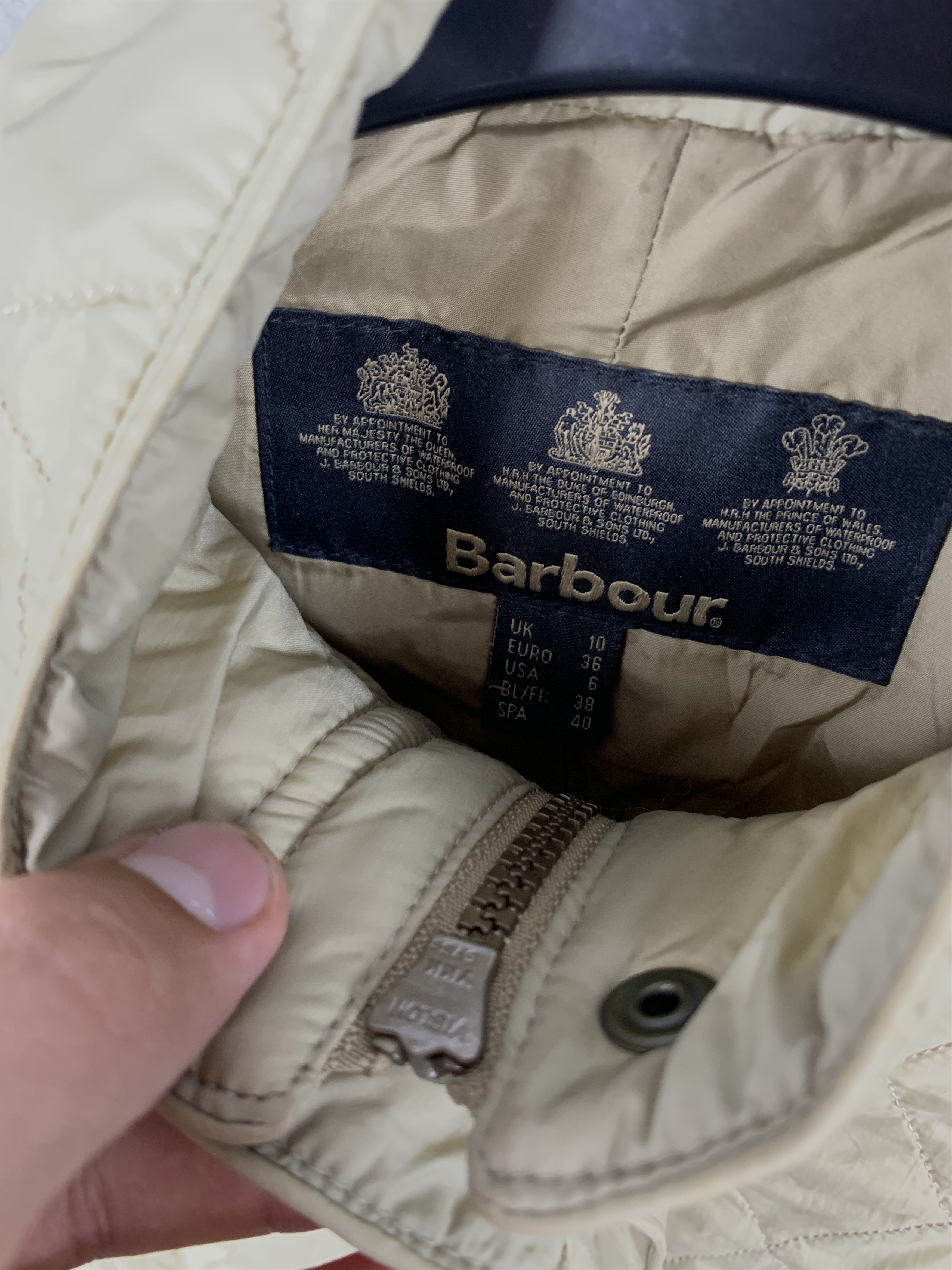 Barbour Barbour Vintage Womens Flyweight Quilted Jacket Size M / US 6-8 / IT 42-44 - 4 Thumbnail