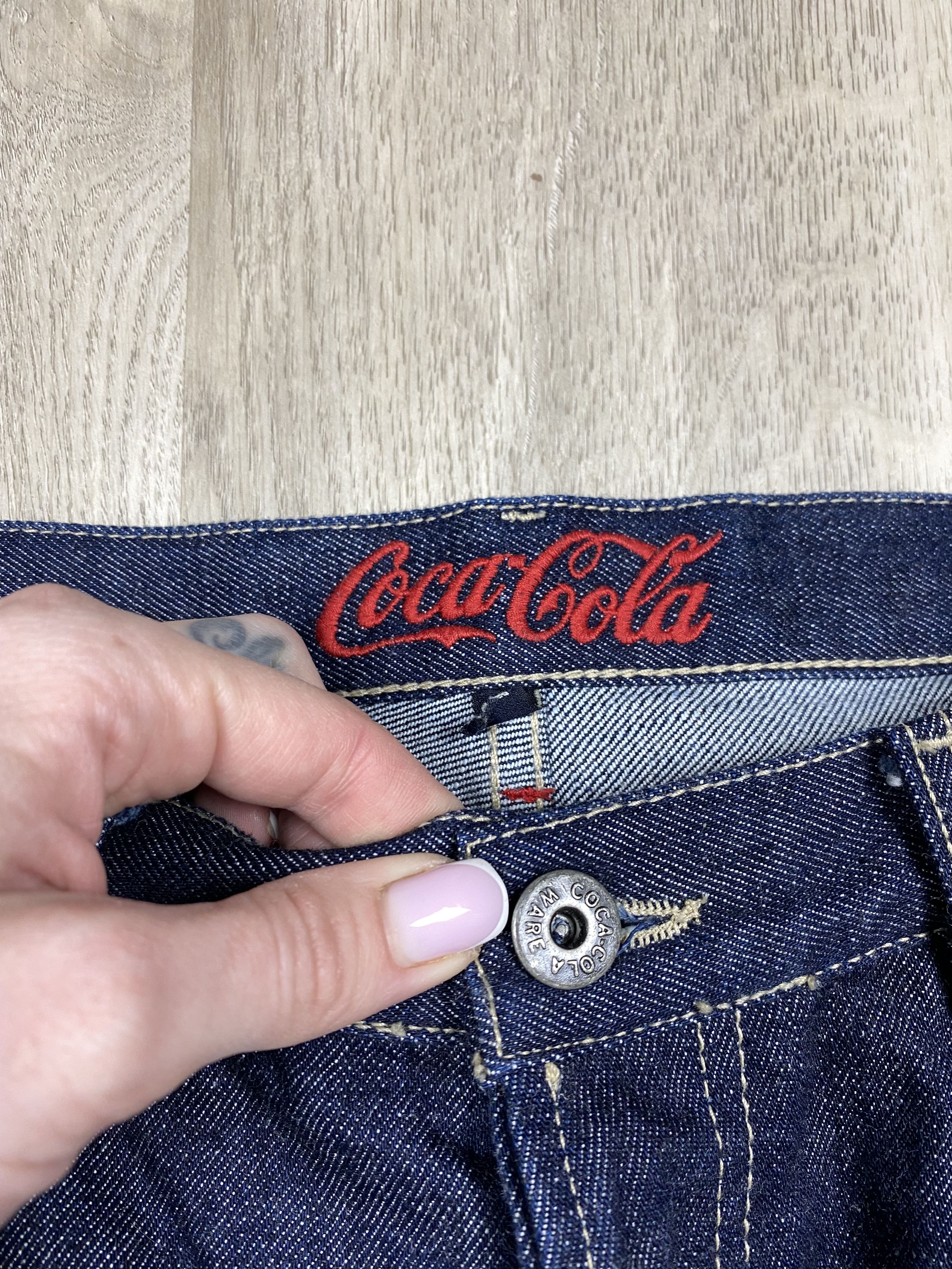 Coca Cola Coca Cola Ware Mens Denim Pants Indigo Jeans Size US 34 / EU 50 - 7 Thumbnail
