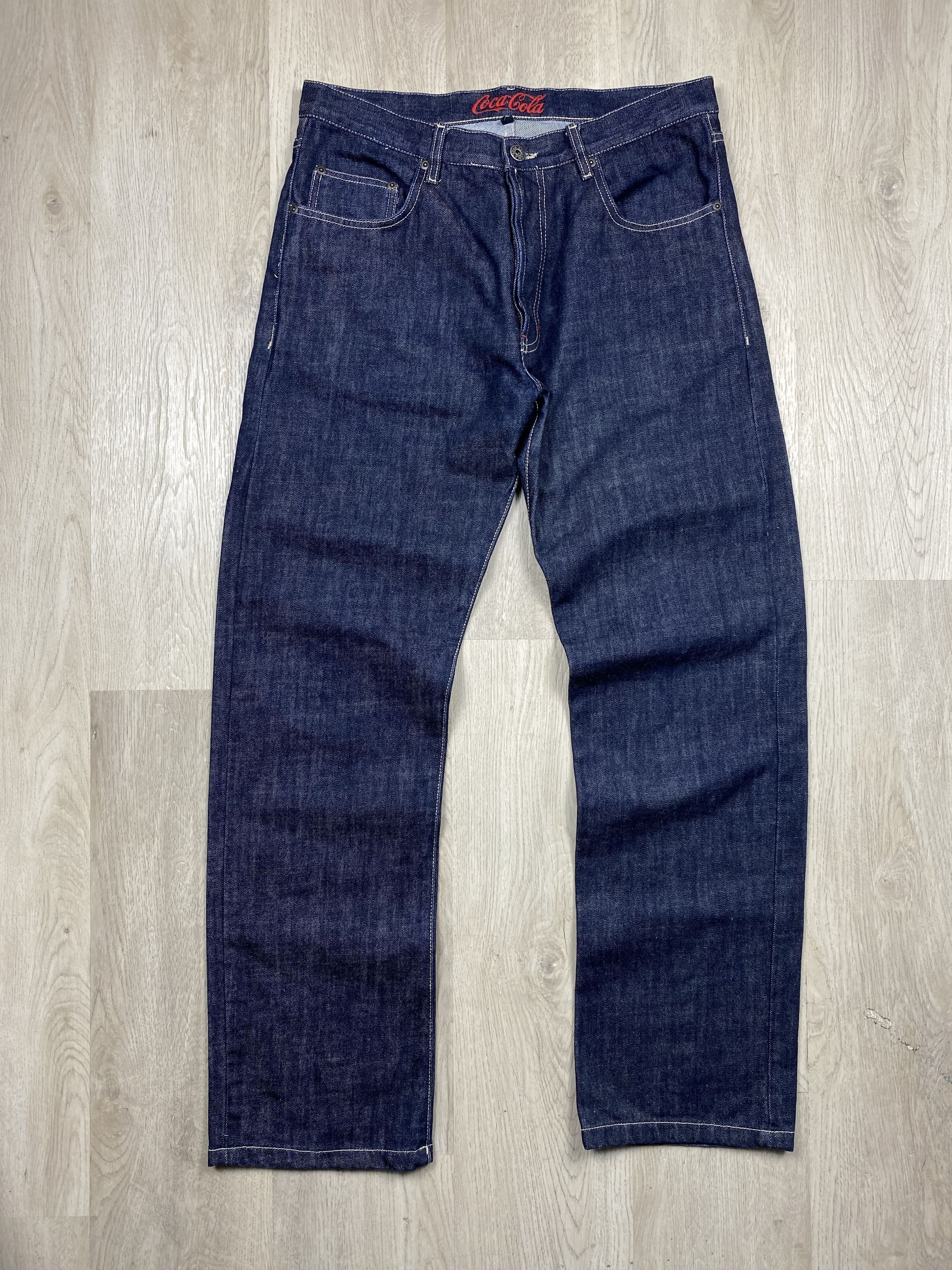 Coca Cola Coca Cola Ware Mens Denim Pants Indigo Jeans Size US 34 / EU 50 - 4 Thumbnail