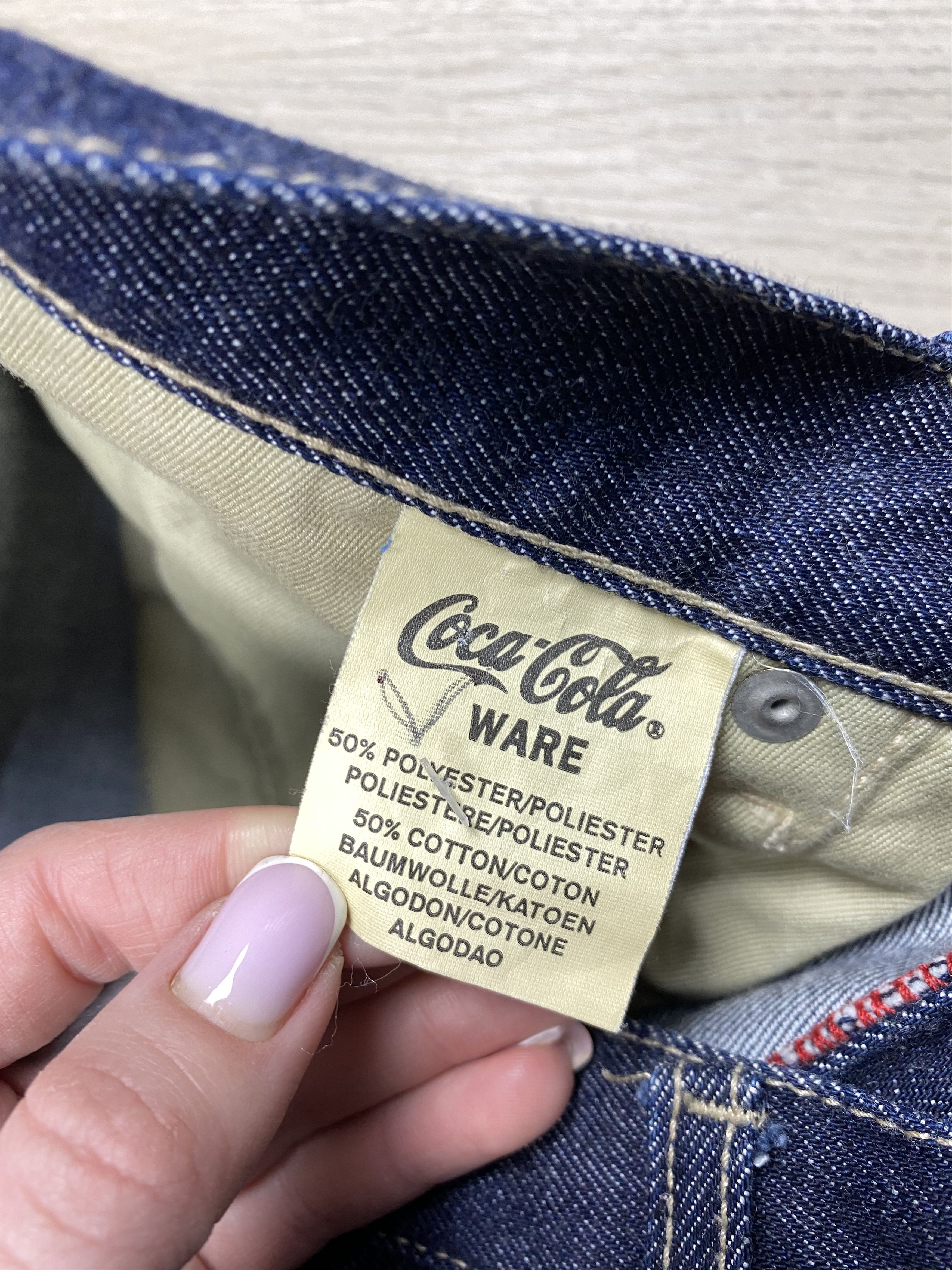 Coca Cola Coca Cola Ware Mens Denim Pants Indigo Jeans Size US 34 / EU 50 - 9 Thumbnail