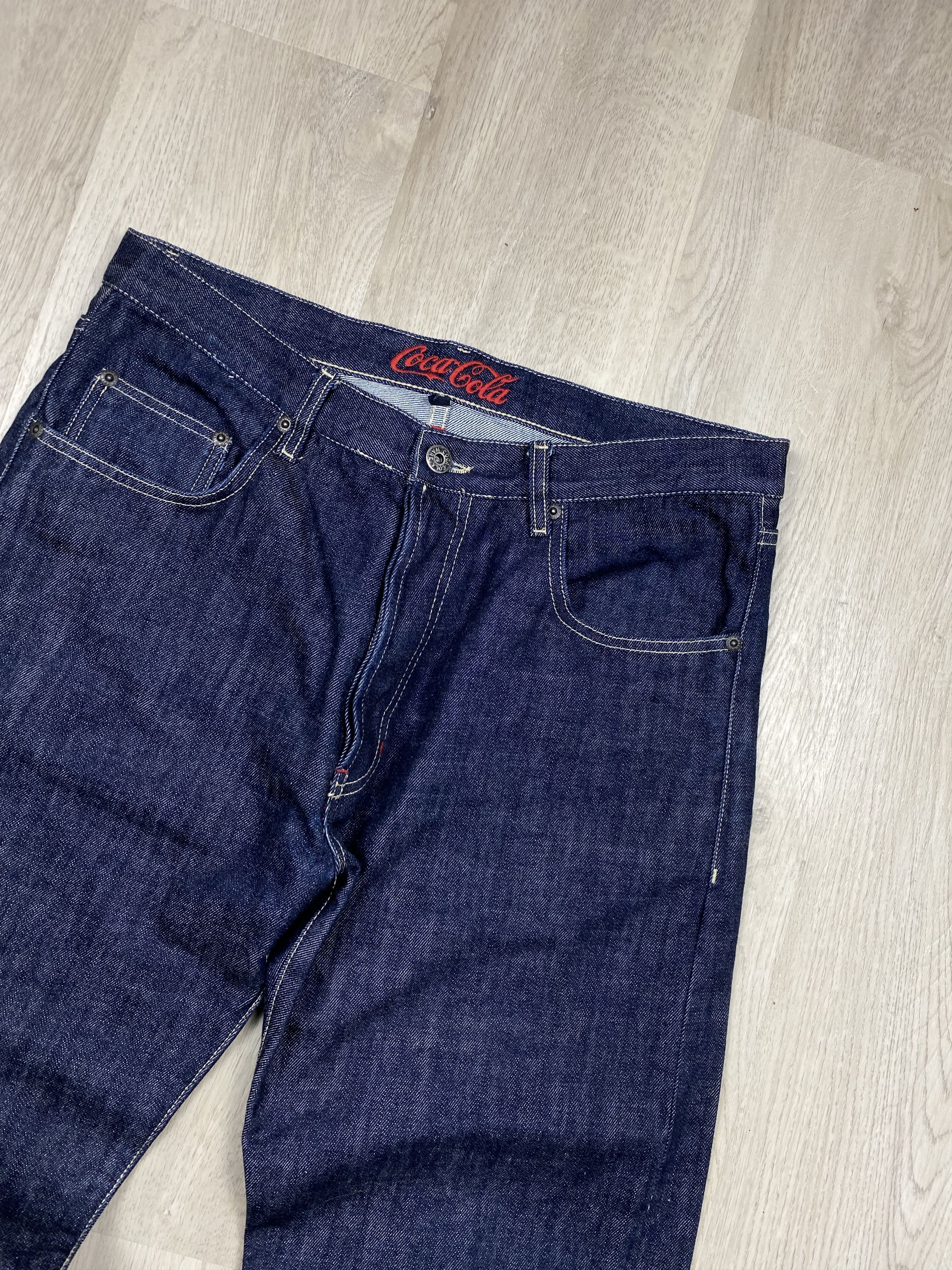 Coca Cola Coca Cola Ware Mens Denim Pants Indigo Jeans Size US 34 / EU 50 - 6 Thumbnail