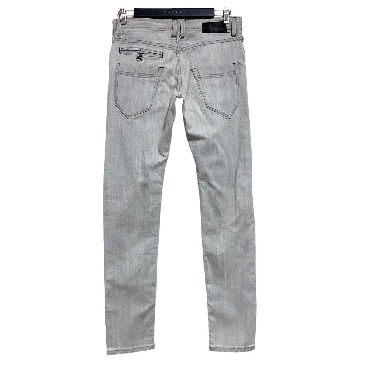 Japanese Brand TETE HOMME Distressed Jeans Slim Fit Stretch Size US 30 / EU 46 - 3 Thumbnail