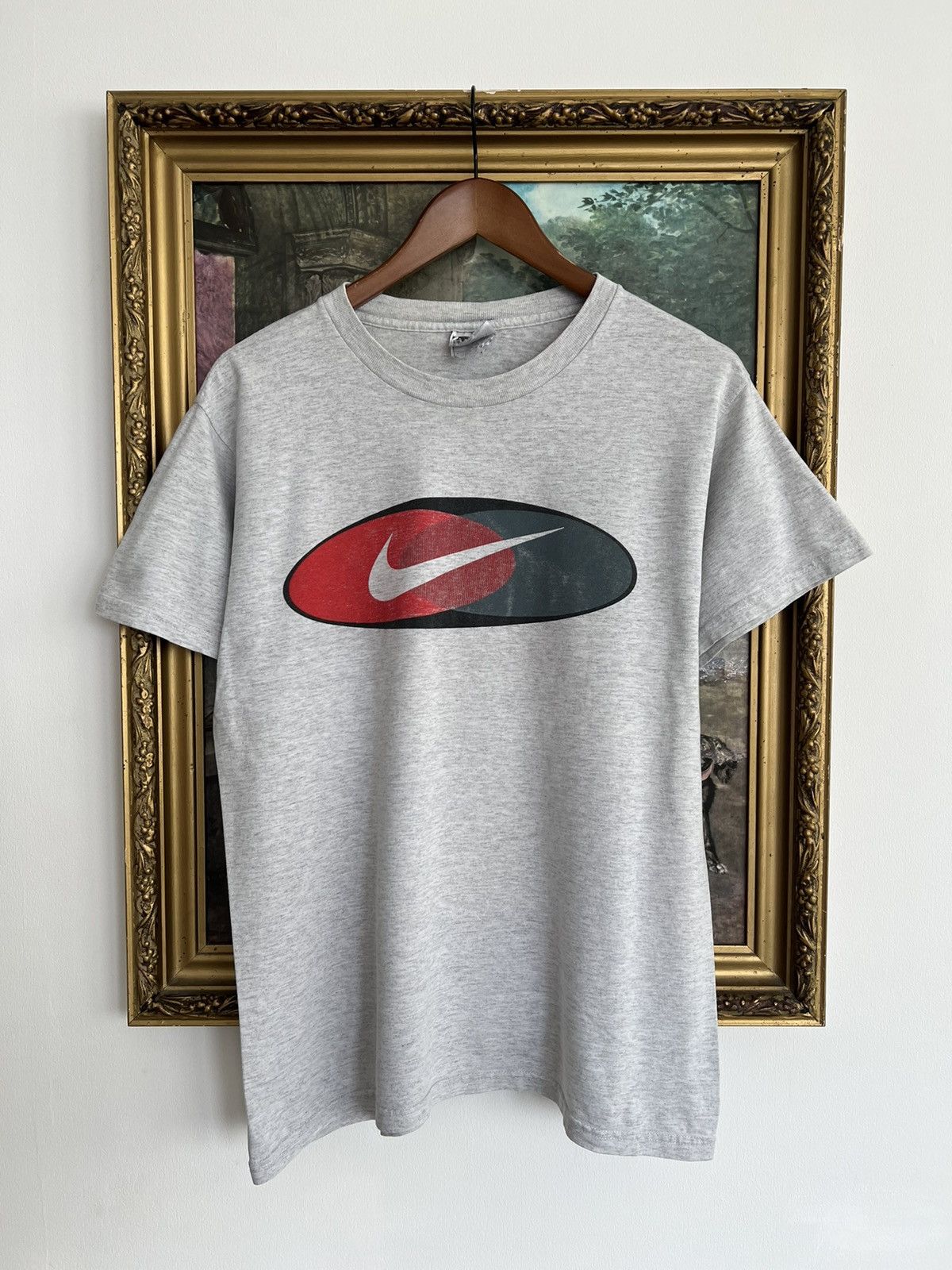 Vintage 90s Nike Streetwear Grey Tee