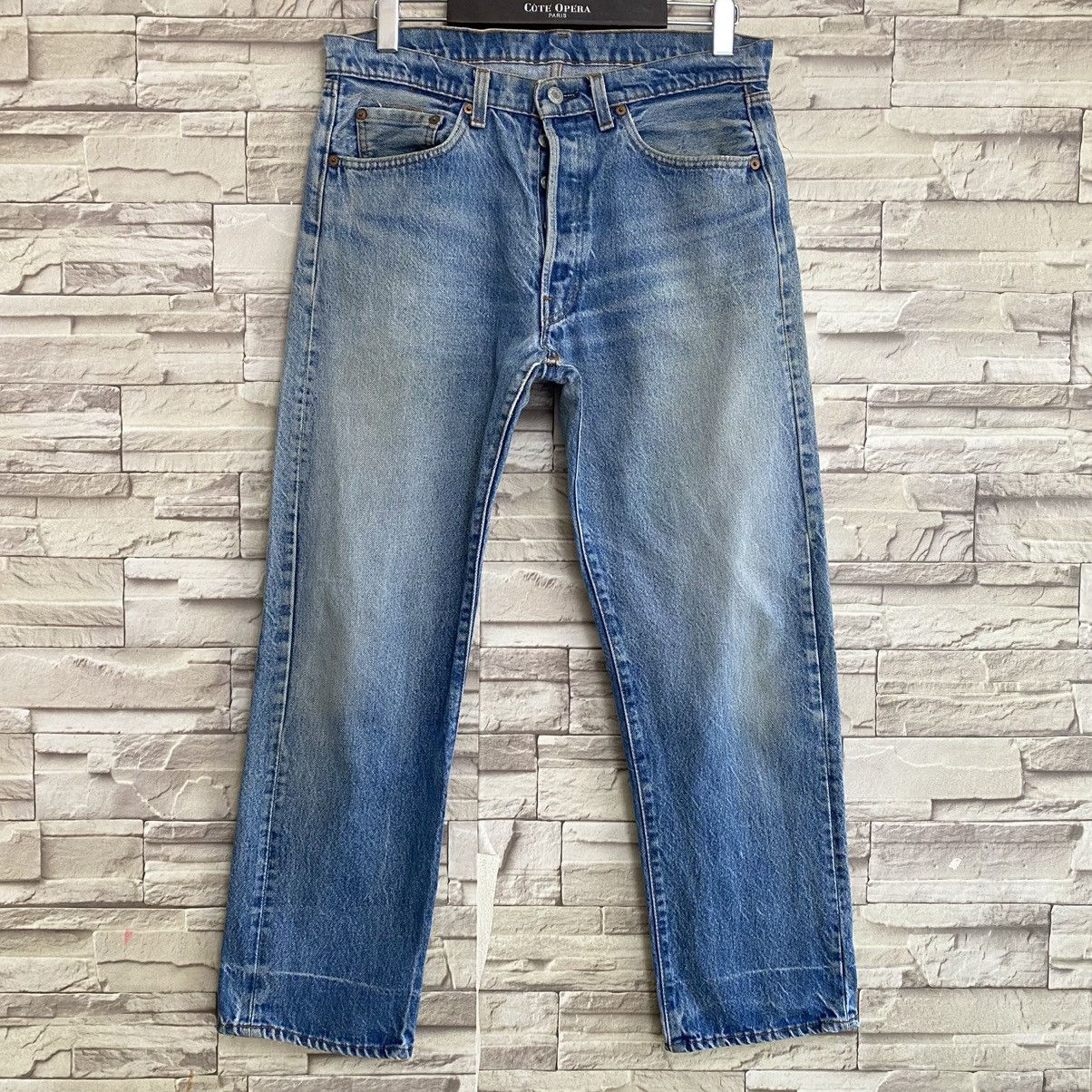 Levi's Vintage 80s Levis 501 Bartack Jeans Made in USA Size US 32 / EU 48 - 3 Thumbnail
