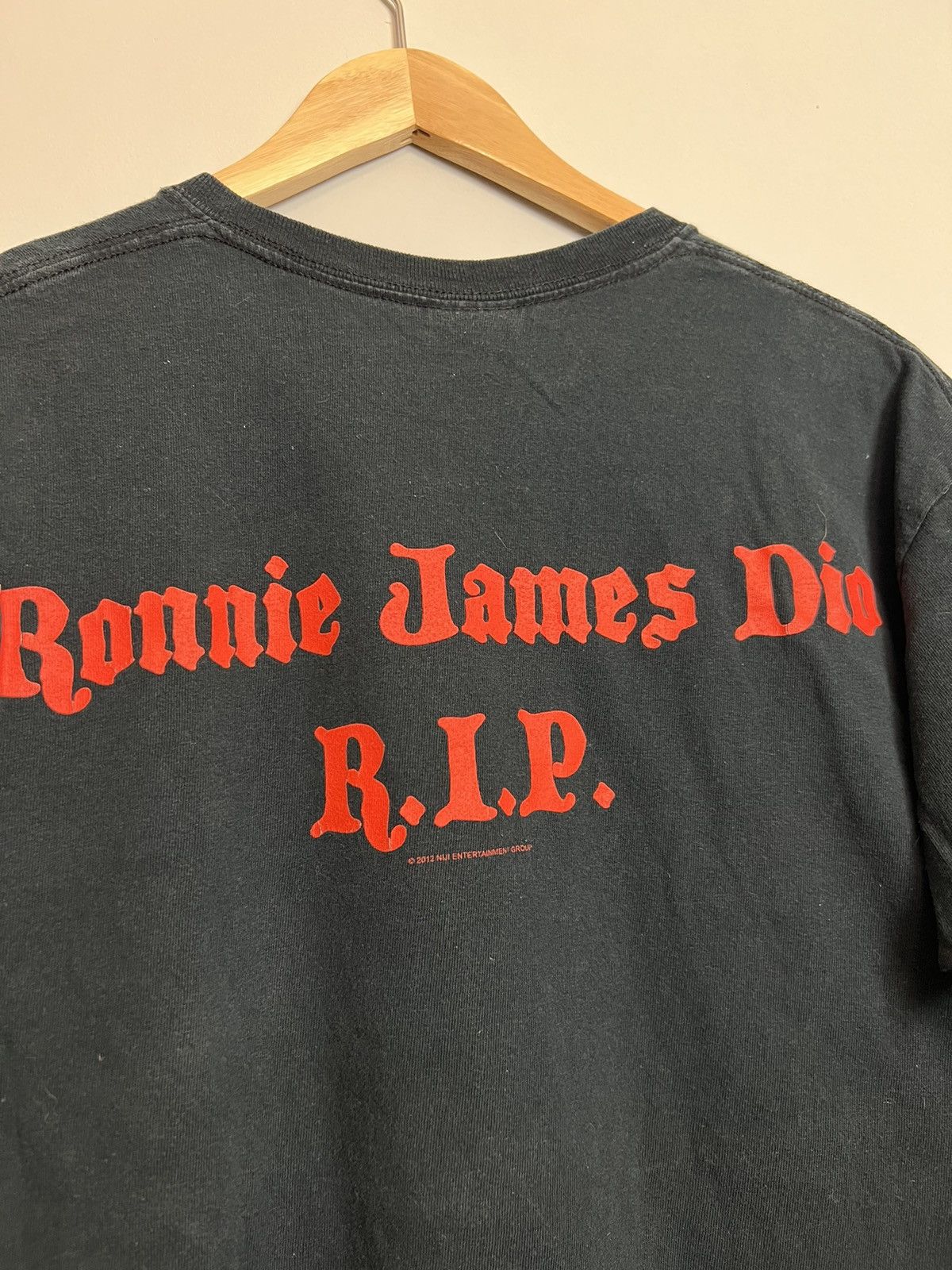 Band Tees Vintage 2012 Dio Ronnie James Dio RIP Tee Metal Band pp: Size US M / EU 48-50 / 2 - 3 Thumbnail