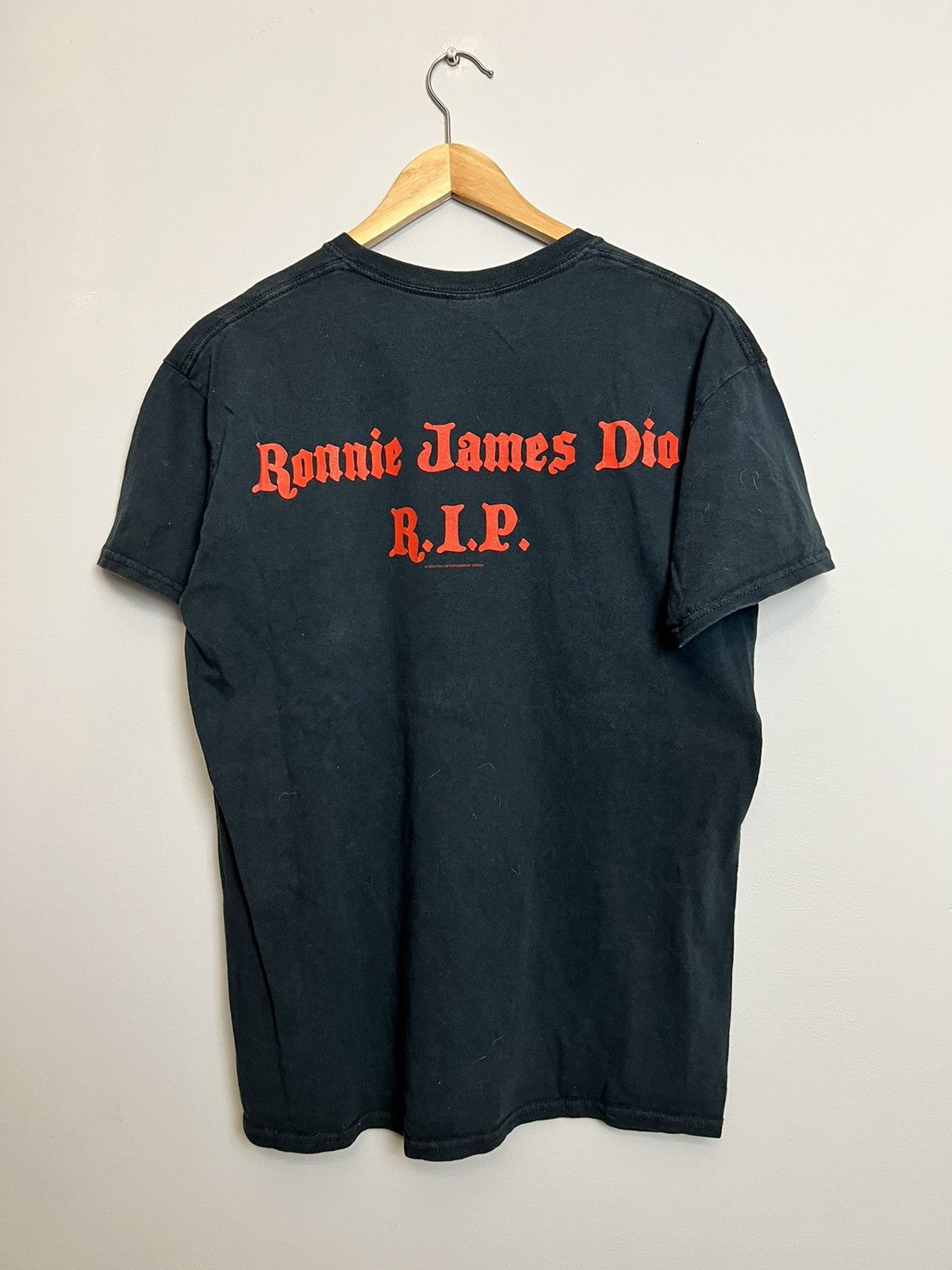 Band Tees Vintage 2012 Dio Ronnie James Dio RIP Tee Metal Band pp: Size US M / EU 48-50 / 2 - 2 Thumbnail