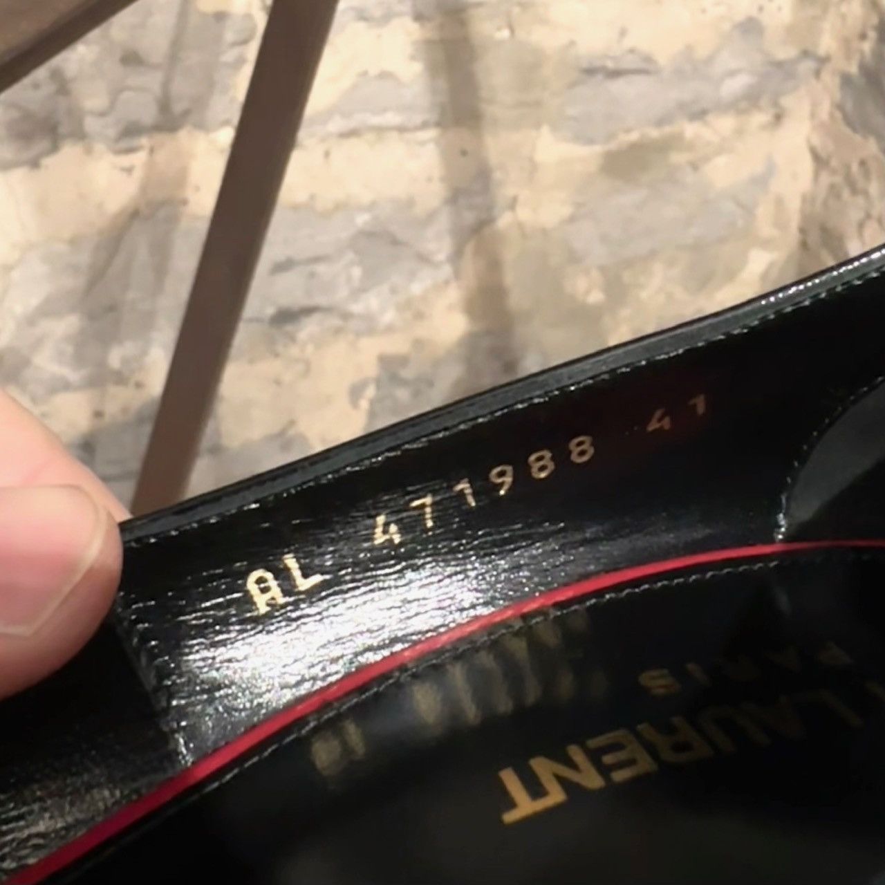 Saint Laurent Paris Saint Laurent Black Patent Anja 105 Pumps Size US 11 / IT 41 - 10 Thumbnail