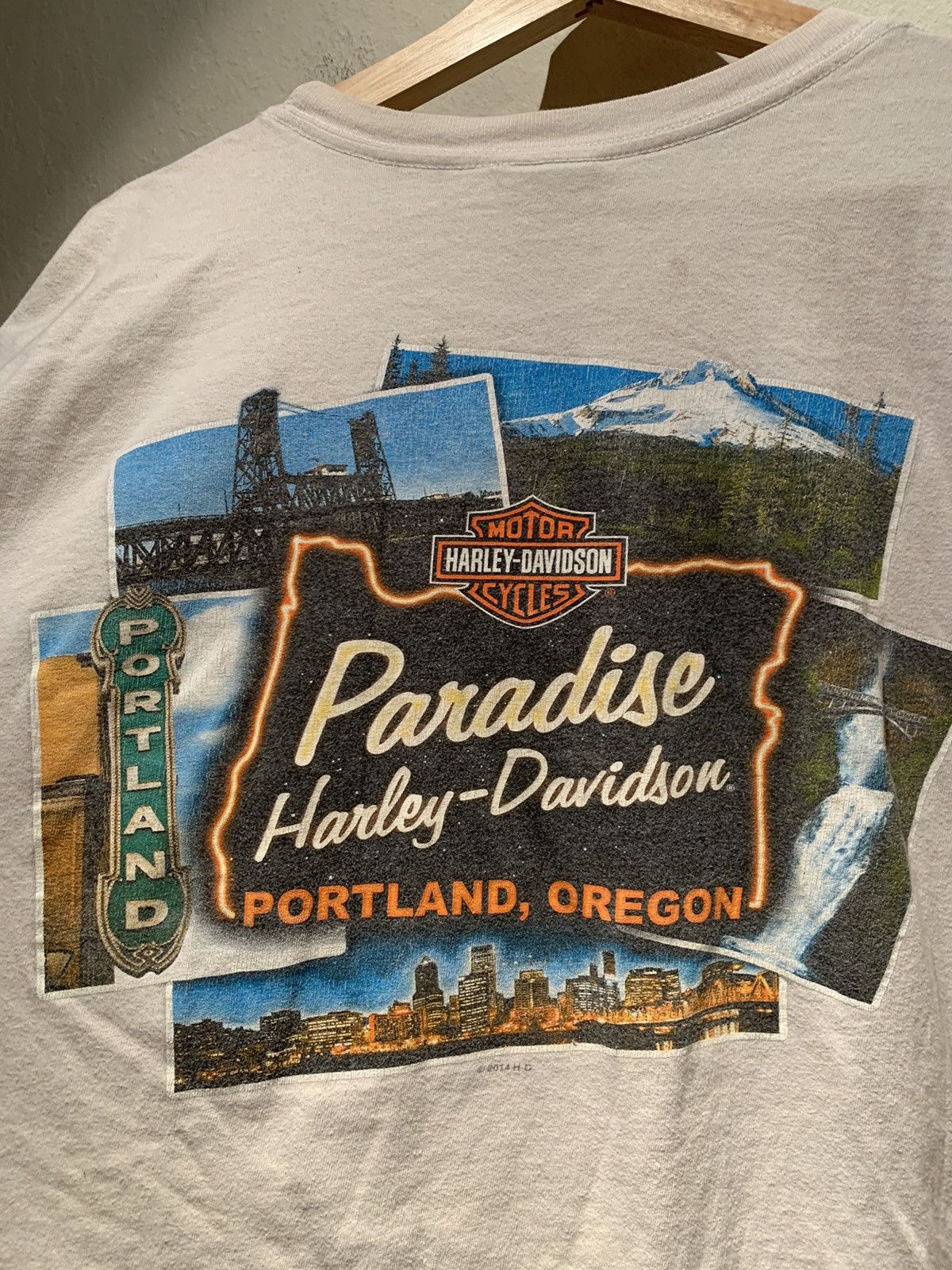Harley Davidson *RARE* Harley Davidson Portland Oregon USA-Made T-Shirt - 2X Size US XXL / EU 58 / 5 - 4 Thumbnail