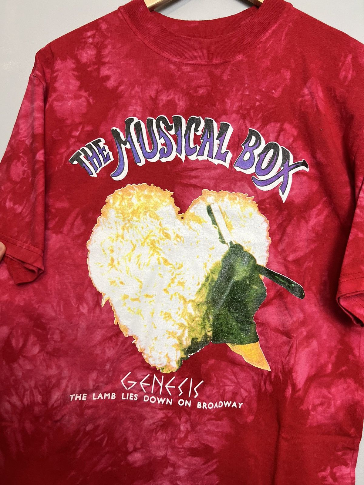 Band Tees Vintage Genesis 90s The Musical Box Rock Tie Dye Tour tshirt Size US M / EU 48-50 / 2 - 3 Thumbnail