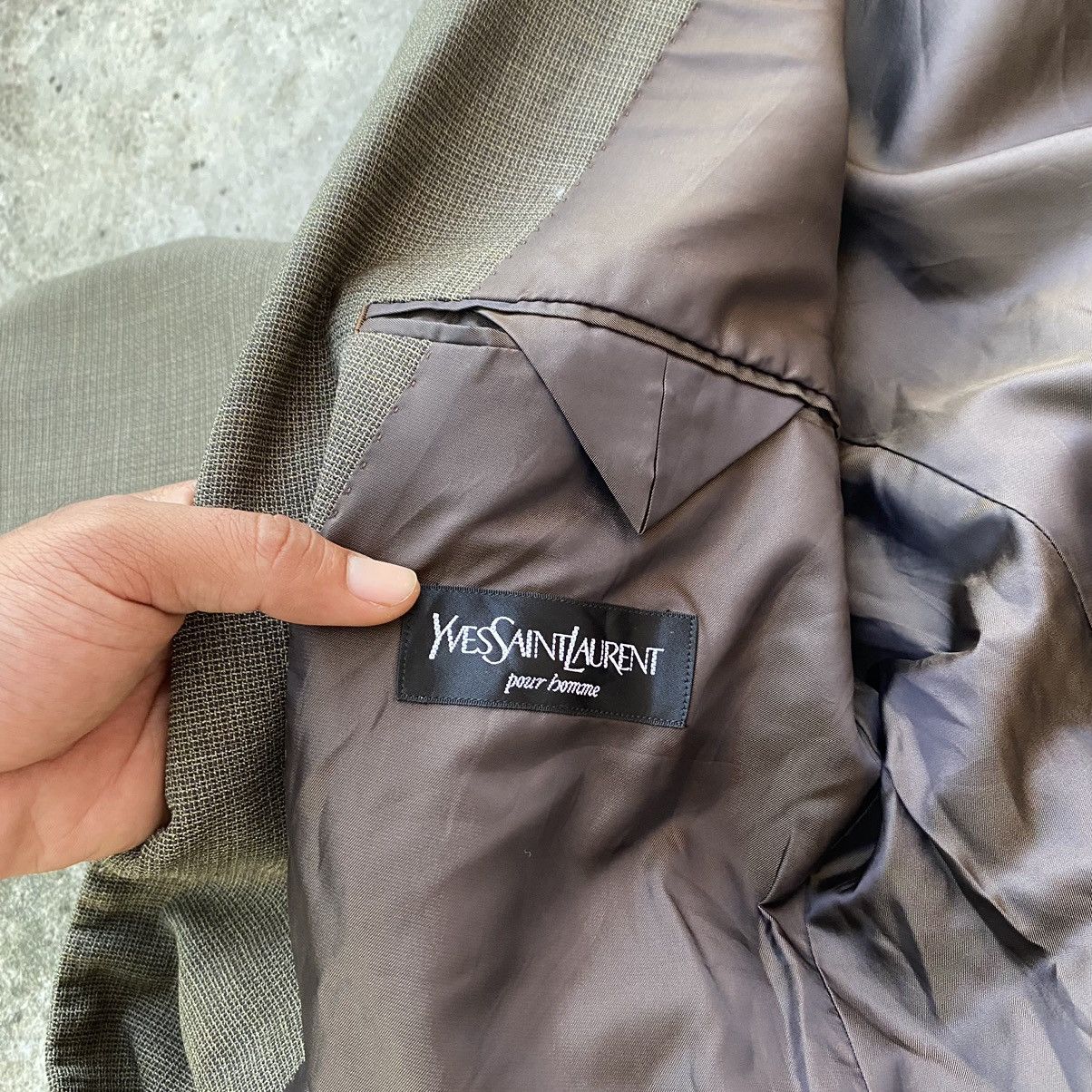 Yves Saint Laurent Vintage YSL Single Breast Coat Blazzer Size US M / EU 48-50 / 2 - 7 Thumbnail