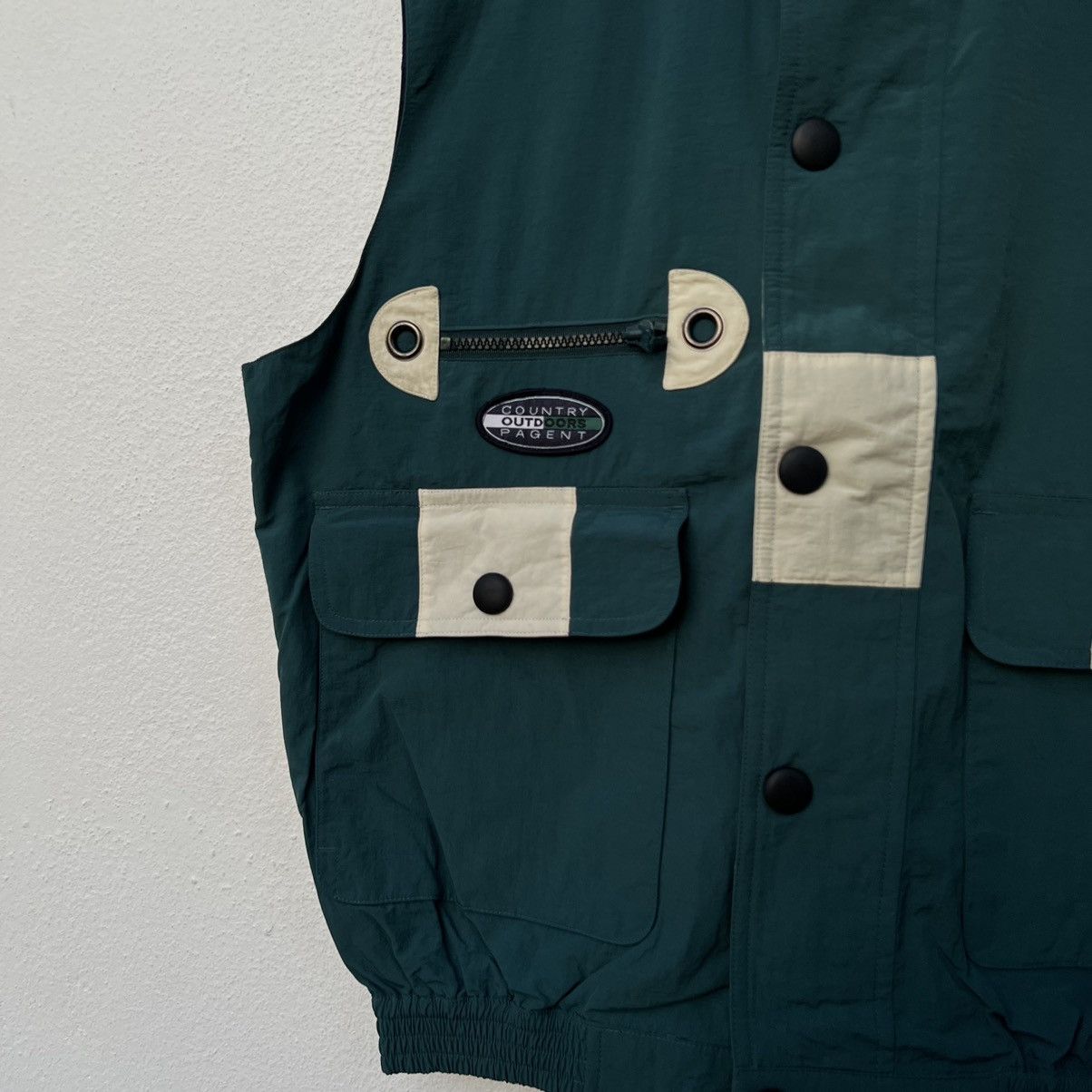 Japanese Brand VINTAGE COUNTRY OUTDOORS PAGENT UTILITY VEST MULTI POCKET Size US M / EU 48-50 / 2 - 3 Thumbnail
