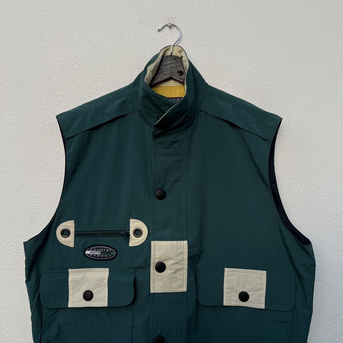 Japanese Brand VINTAGE COUNTRY OUTDOORS PAGENT UTILITY VEST MULTI POCKET Size US M / EU 48-50 / 2 - 4 Thumbnail