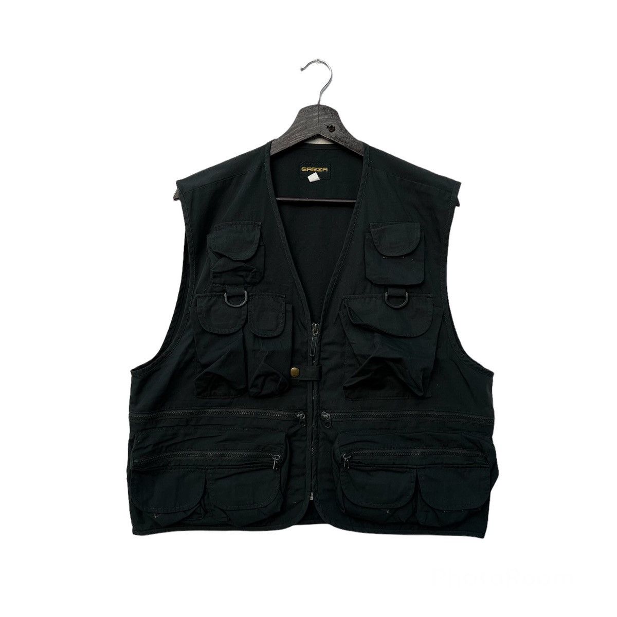 Japanese Brand VINTAGE UTILITY MULTI POCKET VEST GARZA RARE DESIGN Size US L / EU 52-54 / 3 - 1 Thumbnail