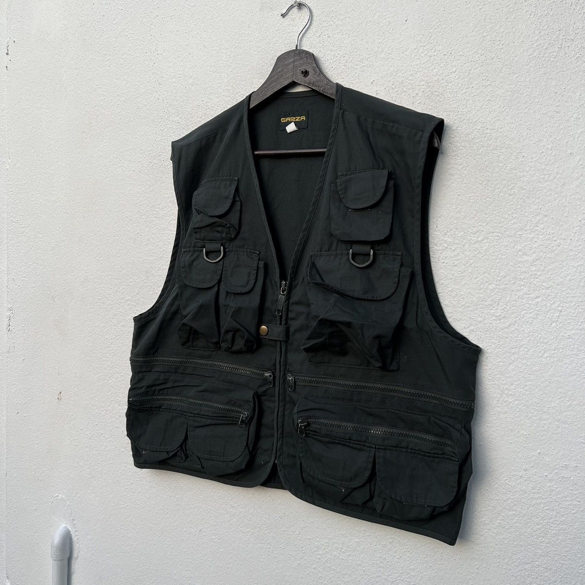 Japanese Brand VINTAGE UTILITY MULTI POCKET VEST GARZA RARE DESIGN Size US L / EU 52-54 / 3 - 2 Thumbnail
