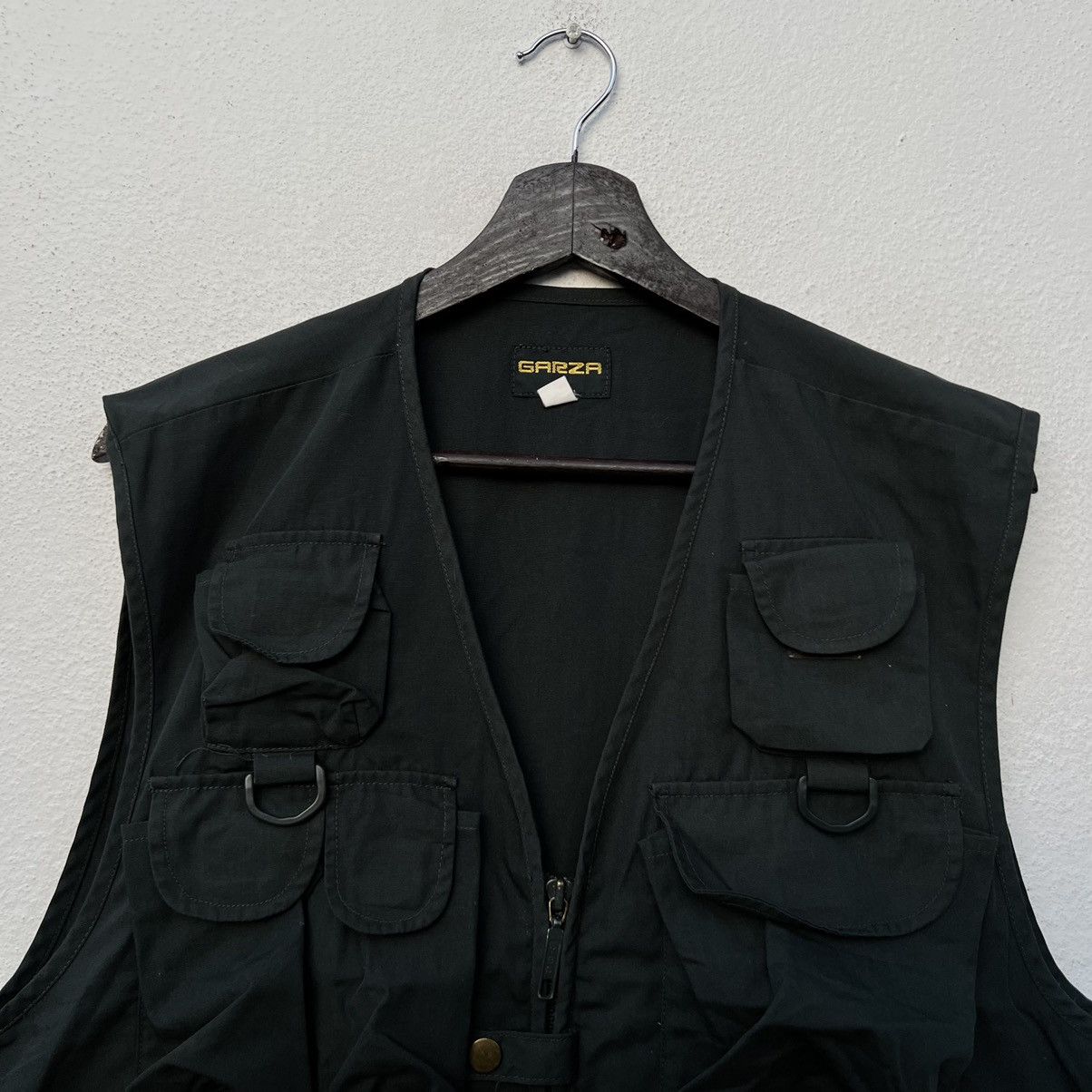 Japanese Brand VINTAGE UTILITY MULTI POCKET VEST GARZA RARE DESIGN Size US L / EU 52-54 / 3 - 5 Thumbnail