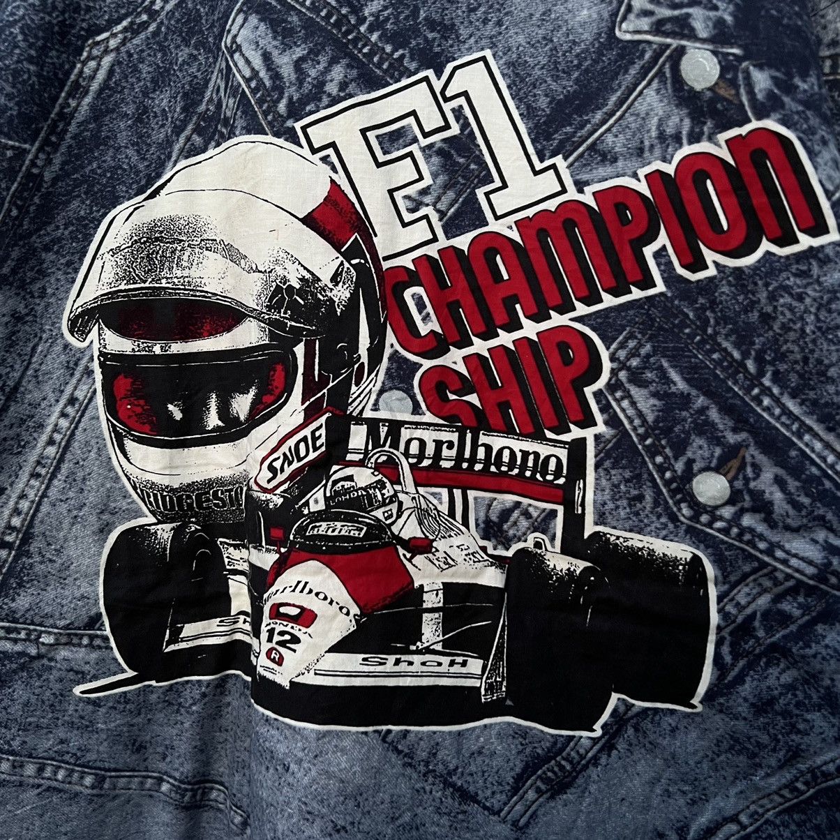 Japanese Brand VINTAGE KIMONO JAPAN F1 CHAMPION SHIP BIG LOGO MARLBORO Size US M / EU 48-50 / 2 - 8 Thumbnail