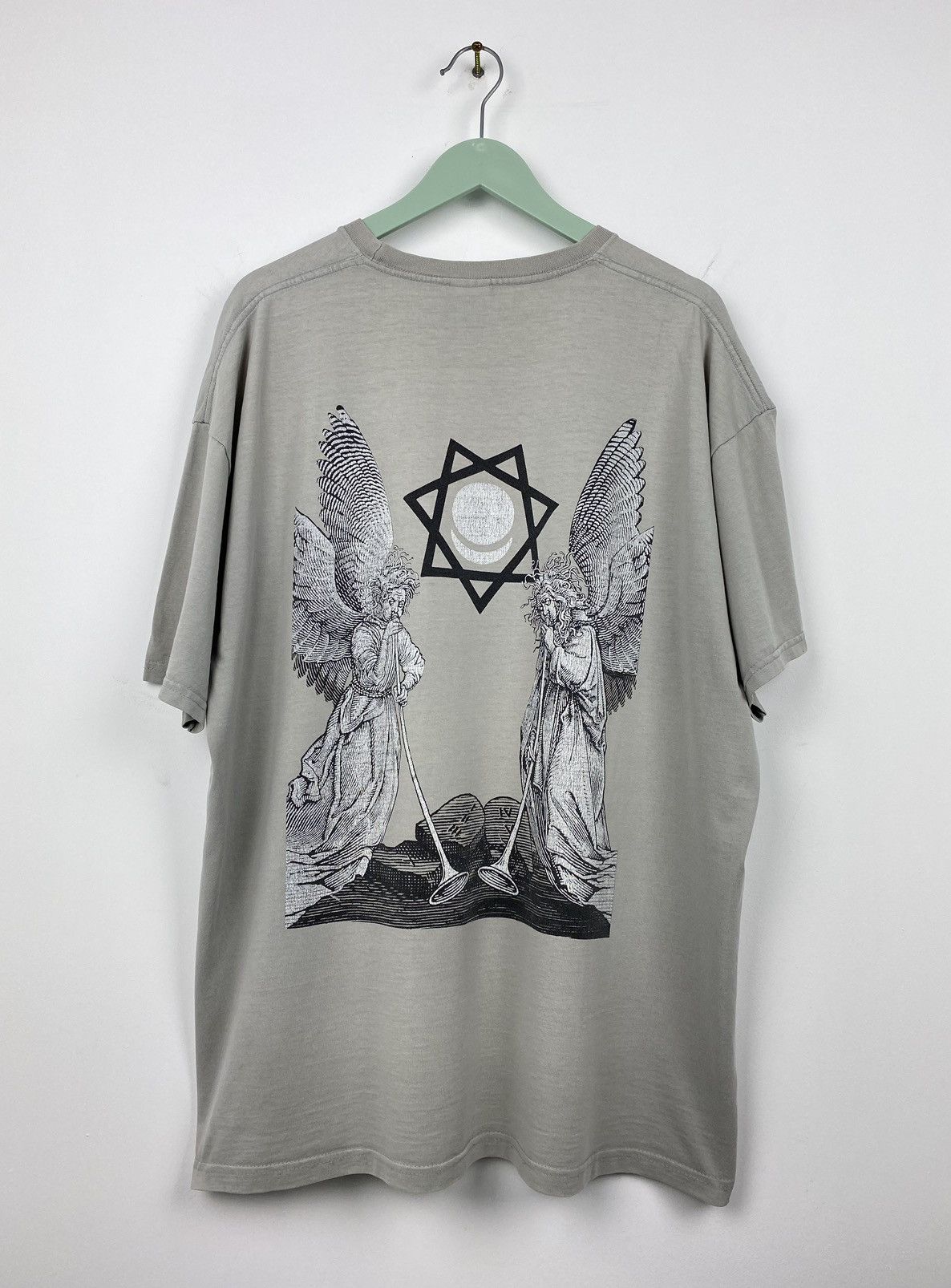Band Tees Vintage Behemoth Evangelion T Shirt Tee like Burzum Mayhem Size US XXL / EU 58 / 5 - 11 Thumbnail
