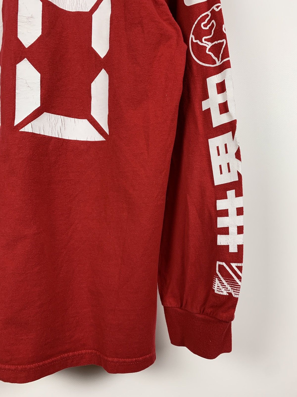 Stussy Vintage Stussy Red Long Sleeve T-Shirt Size US M / EU 48-50 / 2 - 19 Thumbnail