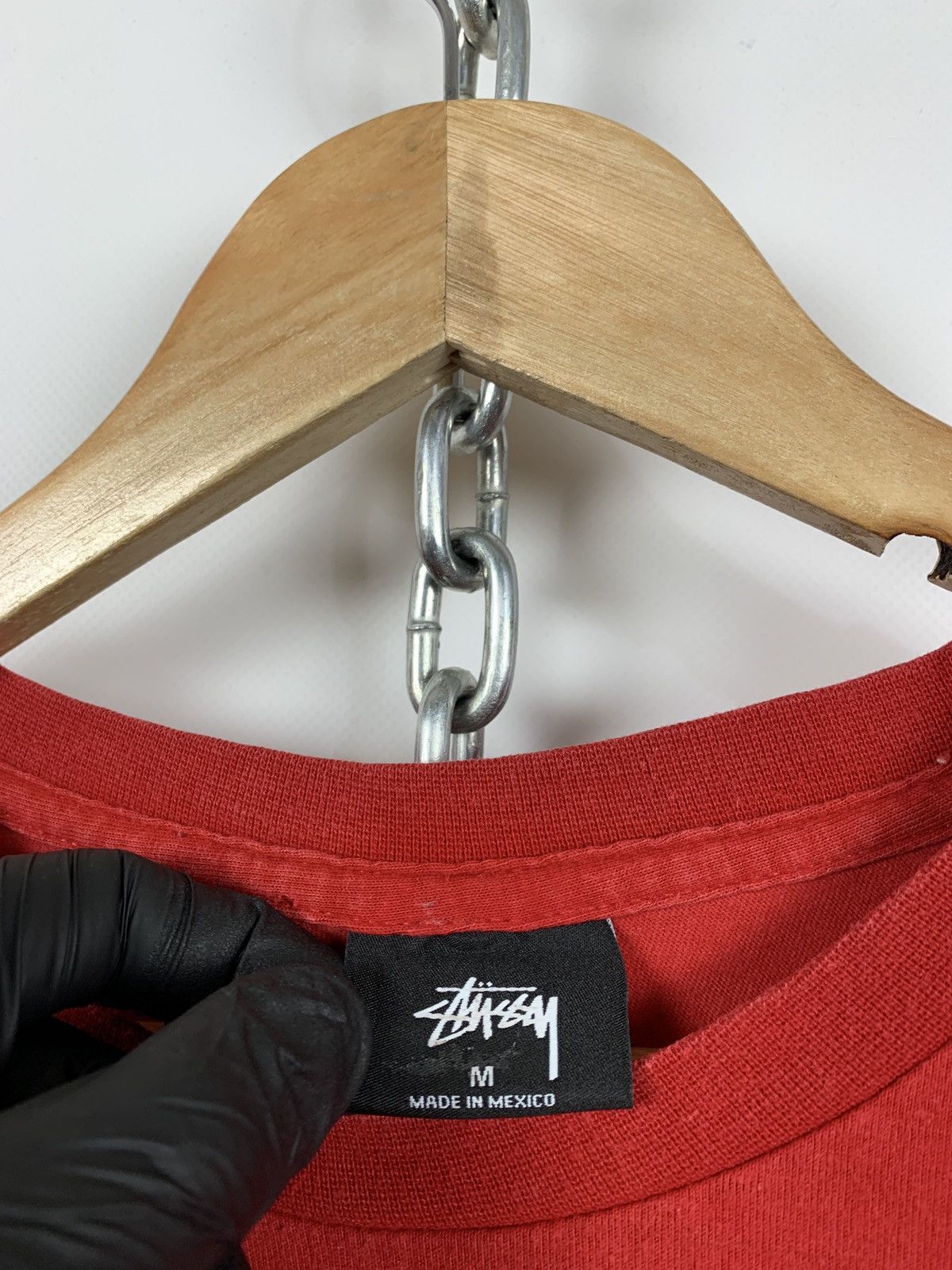 Stussy Vintage Stussy Red Long Sleeve T-Shirt Size US M / EU 48-50 / 2 - 20 Thumbnail