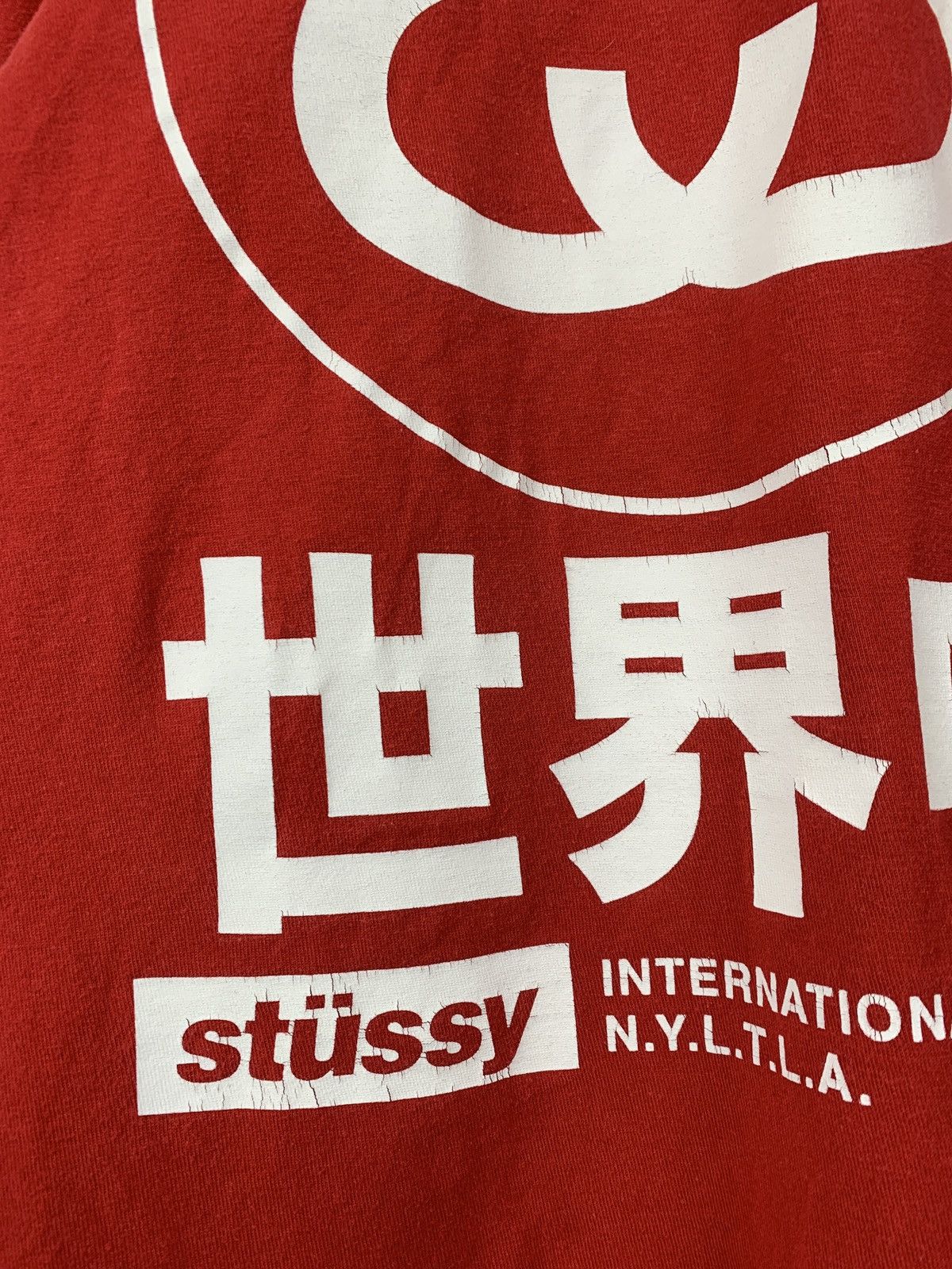 Stussy Vintage Stussy Red Long Sleeve T-Shirt Size US M / EU 48-50 / 2 - 12 Thumbnail
