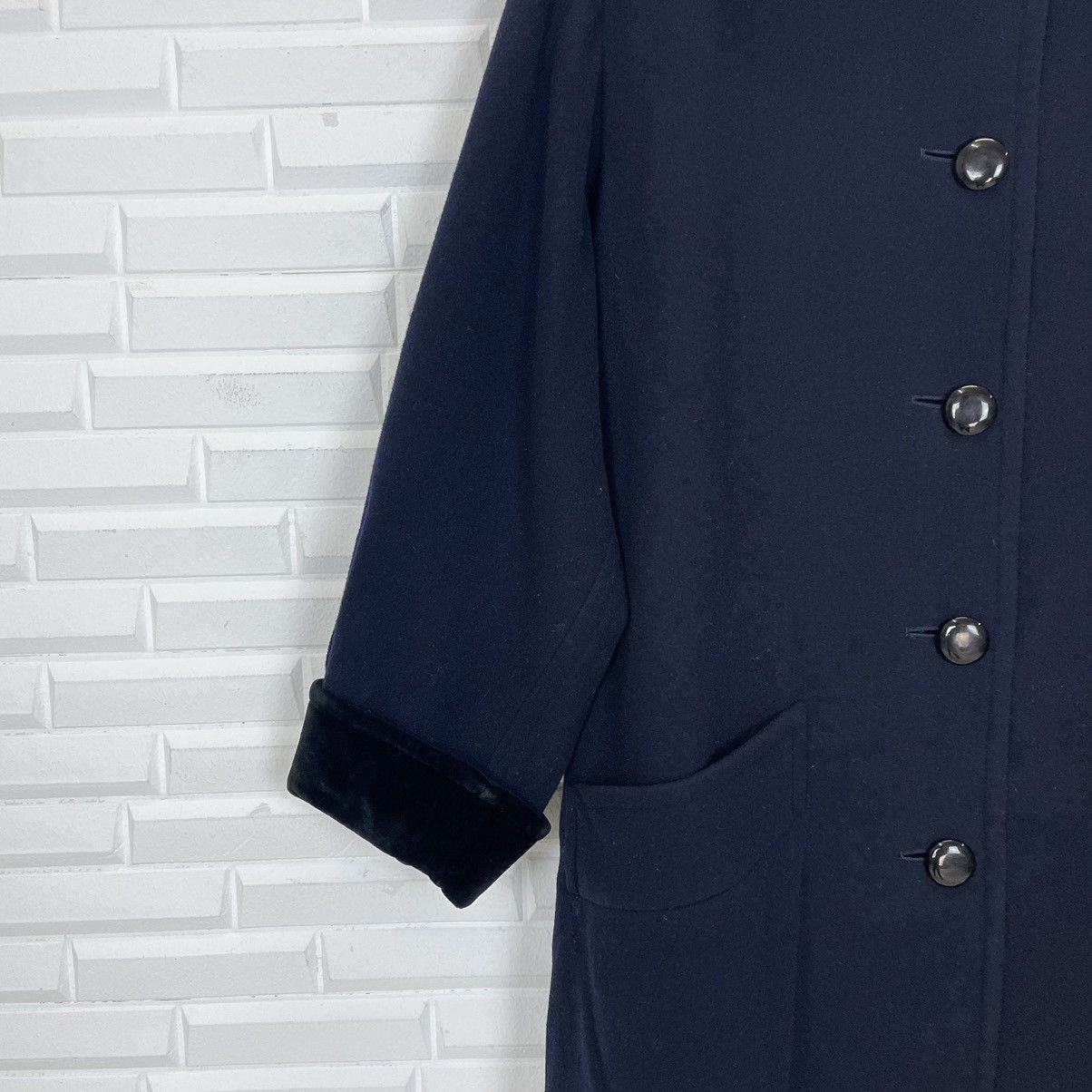 Yves Saint Laurent YSL Diffusion Femme Long Wool Coat Size M / US 6-8 / IT 42-44 - 2 Thumbnail