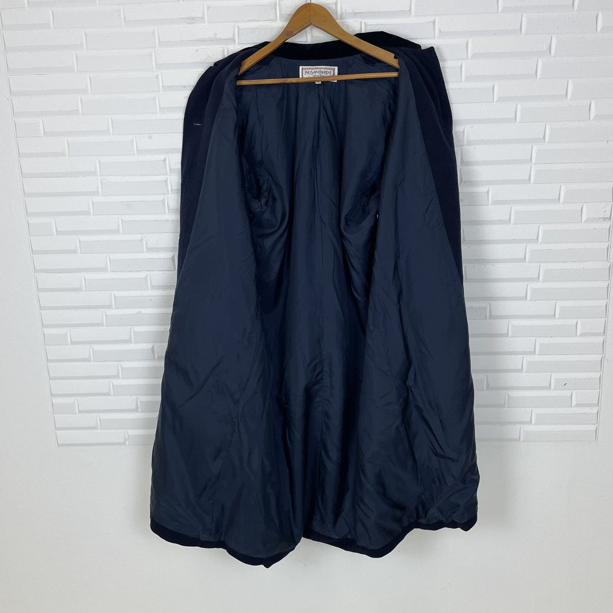 Yves Saint Laurent YSL Diffusion Femme Long Wool Coat Size M / US 6-8 / IT 42-44 - 14 Thumbnail